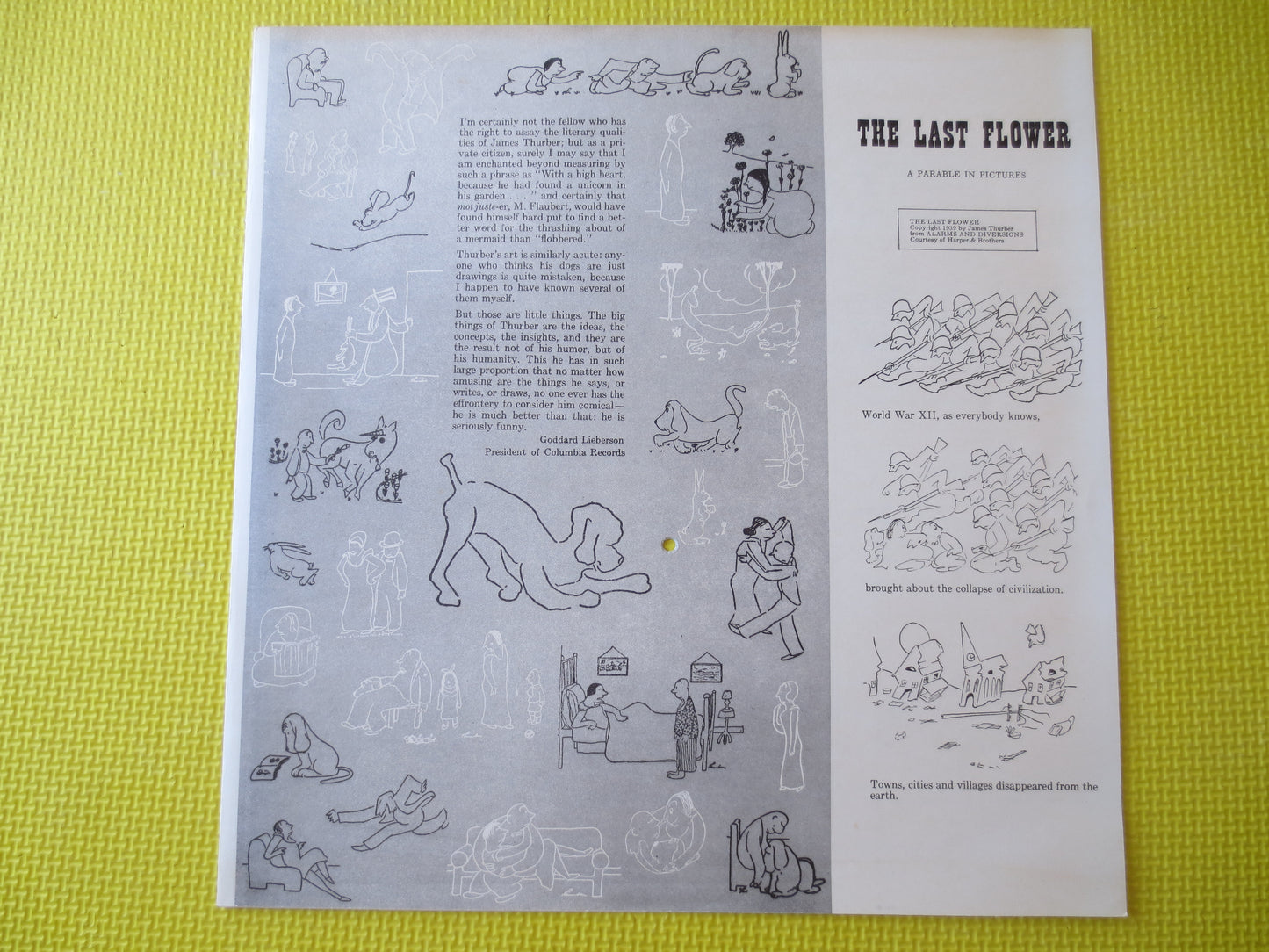 A THURBER CARNIVAL, SOUNDTRACK Album, Soundtrack Albums, Screen Albums, Vinyl Lp, Stage Albums, Soundtrack Lps, 1960 Record