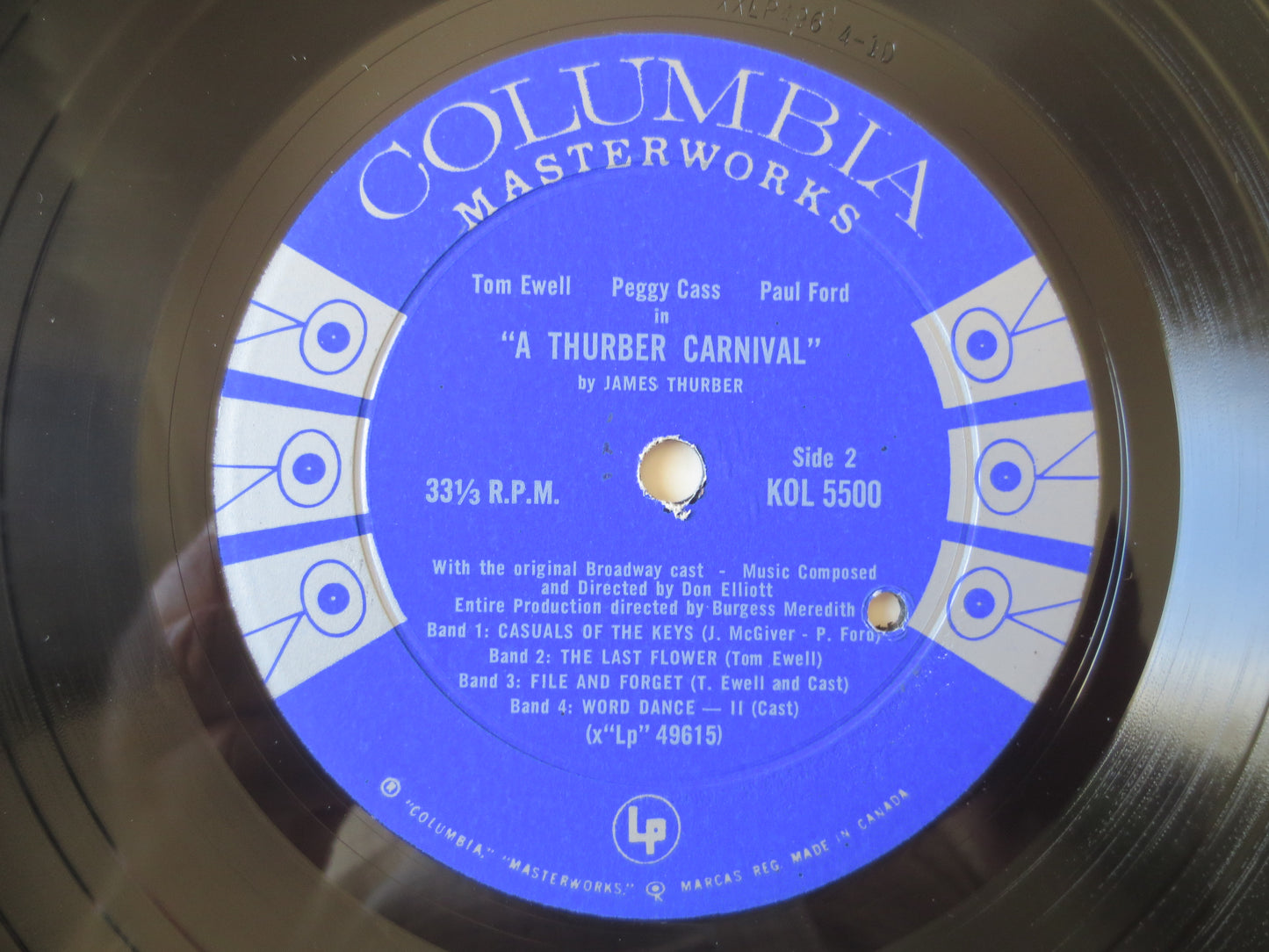 A THURBER CARNIVAL, SOUNDTRACK Album, Soundtrack Albums, Screen Albums, Vinyl Lp, Stage Albums, Soundtrack Lps, 1960 Record