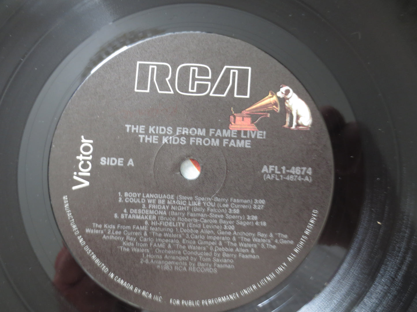 FAME, Fame KIDS, Fame Kids LIVE, Pop Record, Fame Soundtrack, Pop Vinyl, Vintage Vinyl, Pop Music Album, Lps, 1983 Records