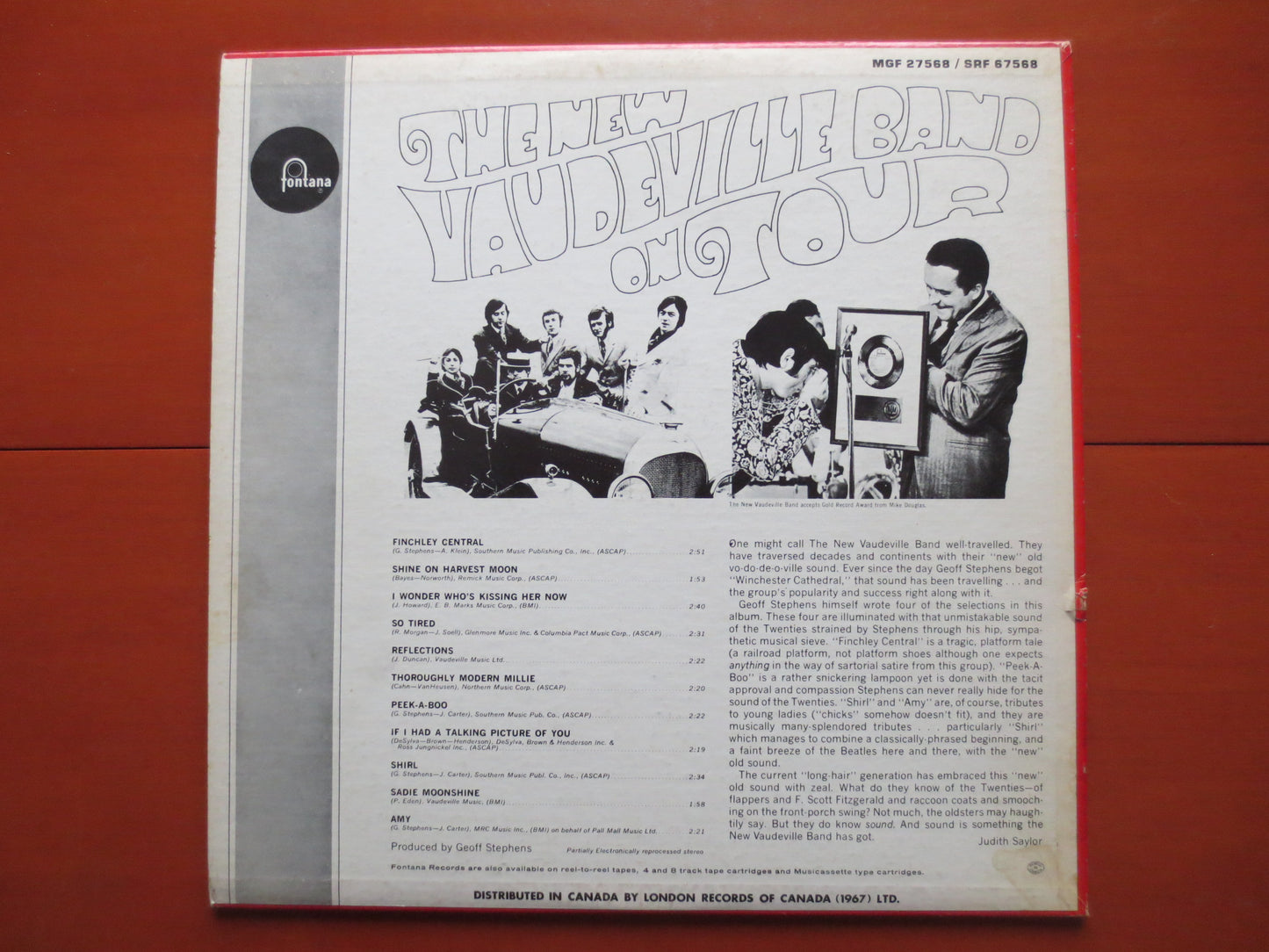 NEW VAUDEVILLE Band, On TOUR Album, Pop Records, Pop Albums, 60s Vinyl, Pop Vinyl, Vinyl Album, Vintage Vinyl, 1967 Records