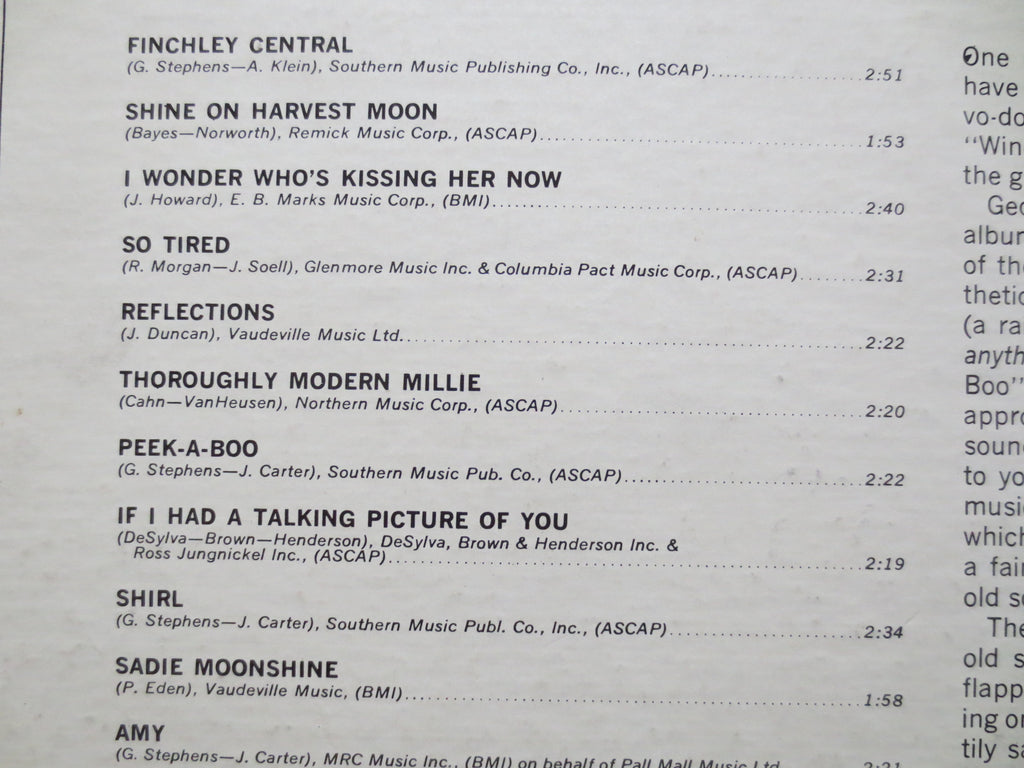 New Vaudeville Band – On Tour (1967) Vinyl LP