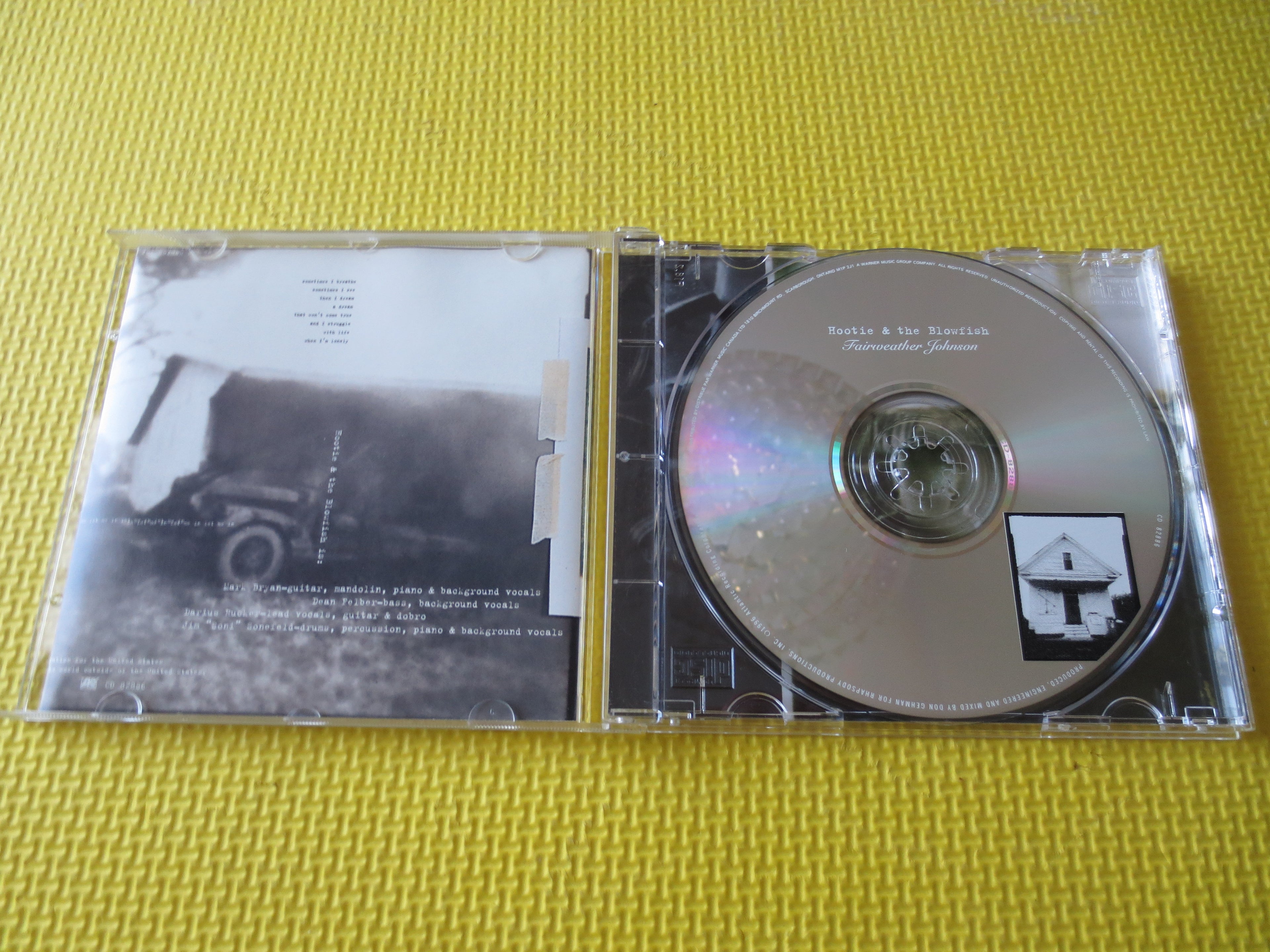 Hootie and the Blowfish – Fairweather Johnson (1996) CD