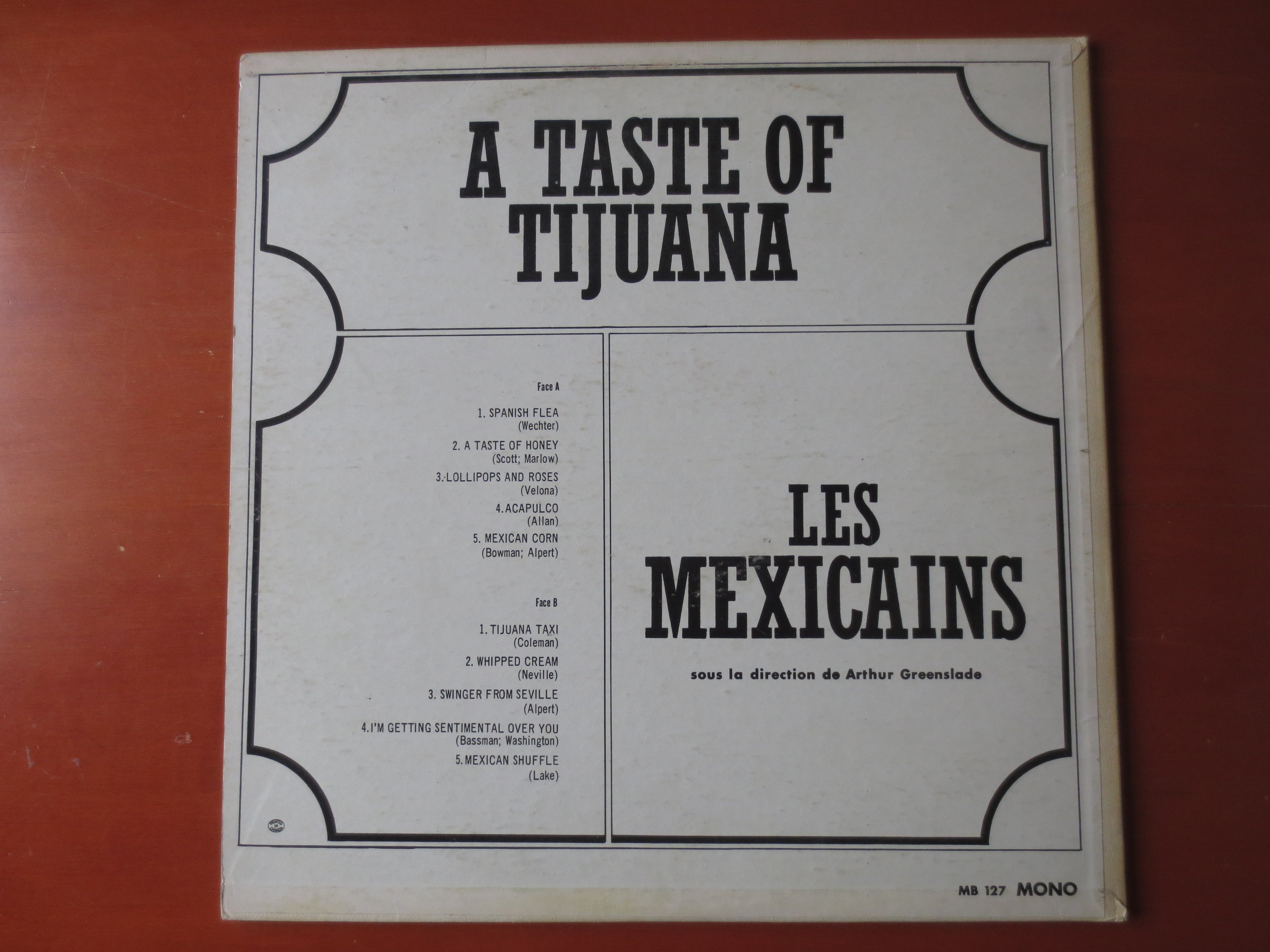 Les Mexicains – A Taste of Tijuana (1964) Vinyl LP