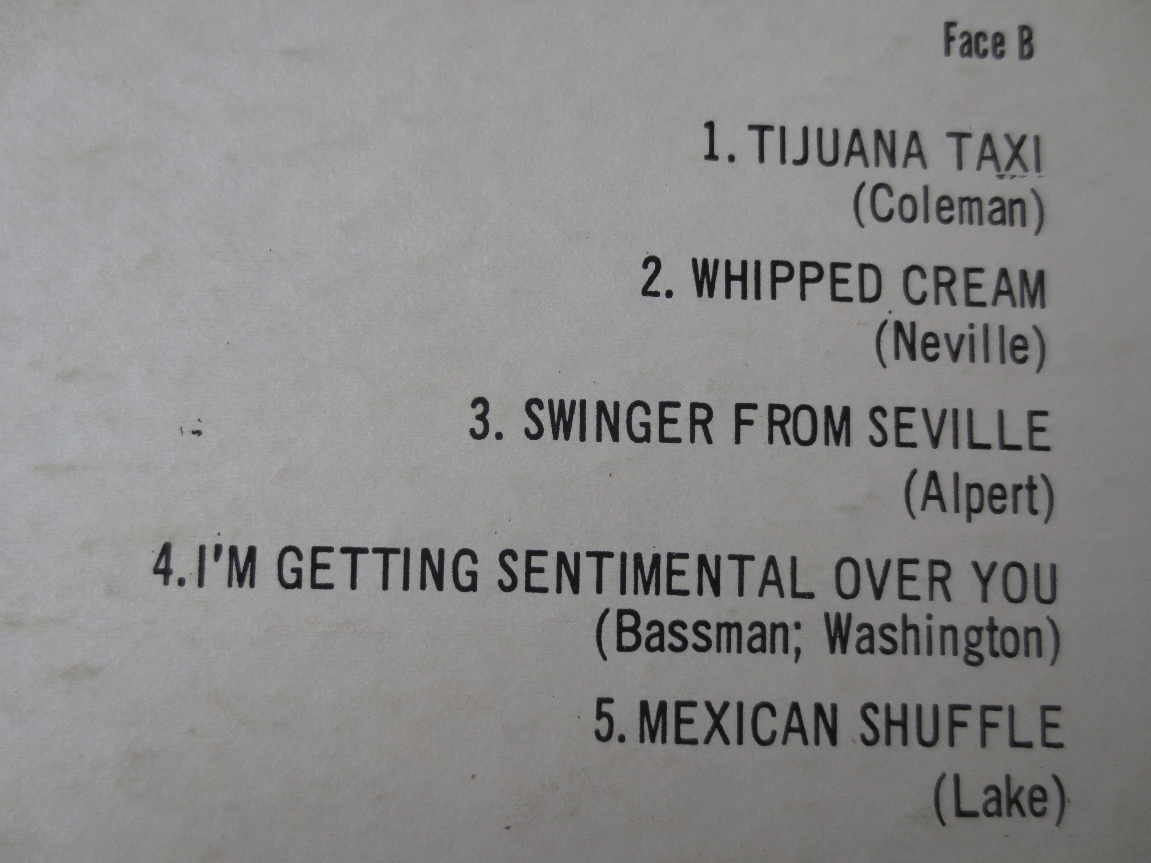 Les Mexicains – A Taste of Tijuana (1964) Vinyl LP