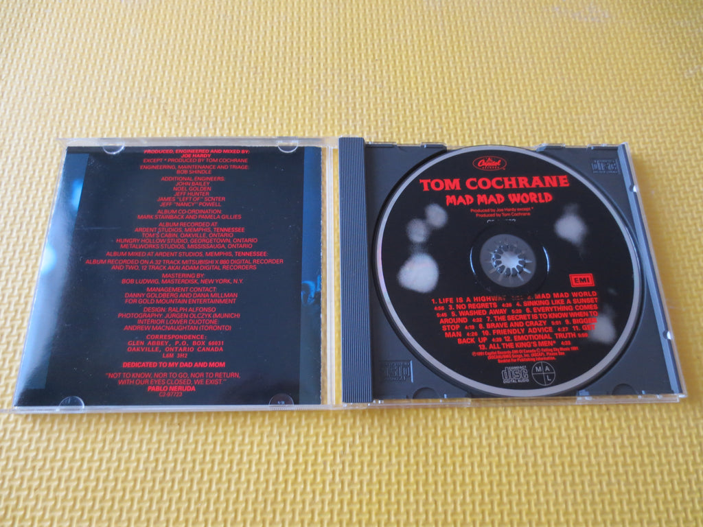 Tom Cochrane – Mad Mad World (1991) CD
