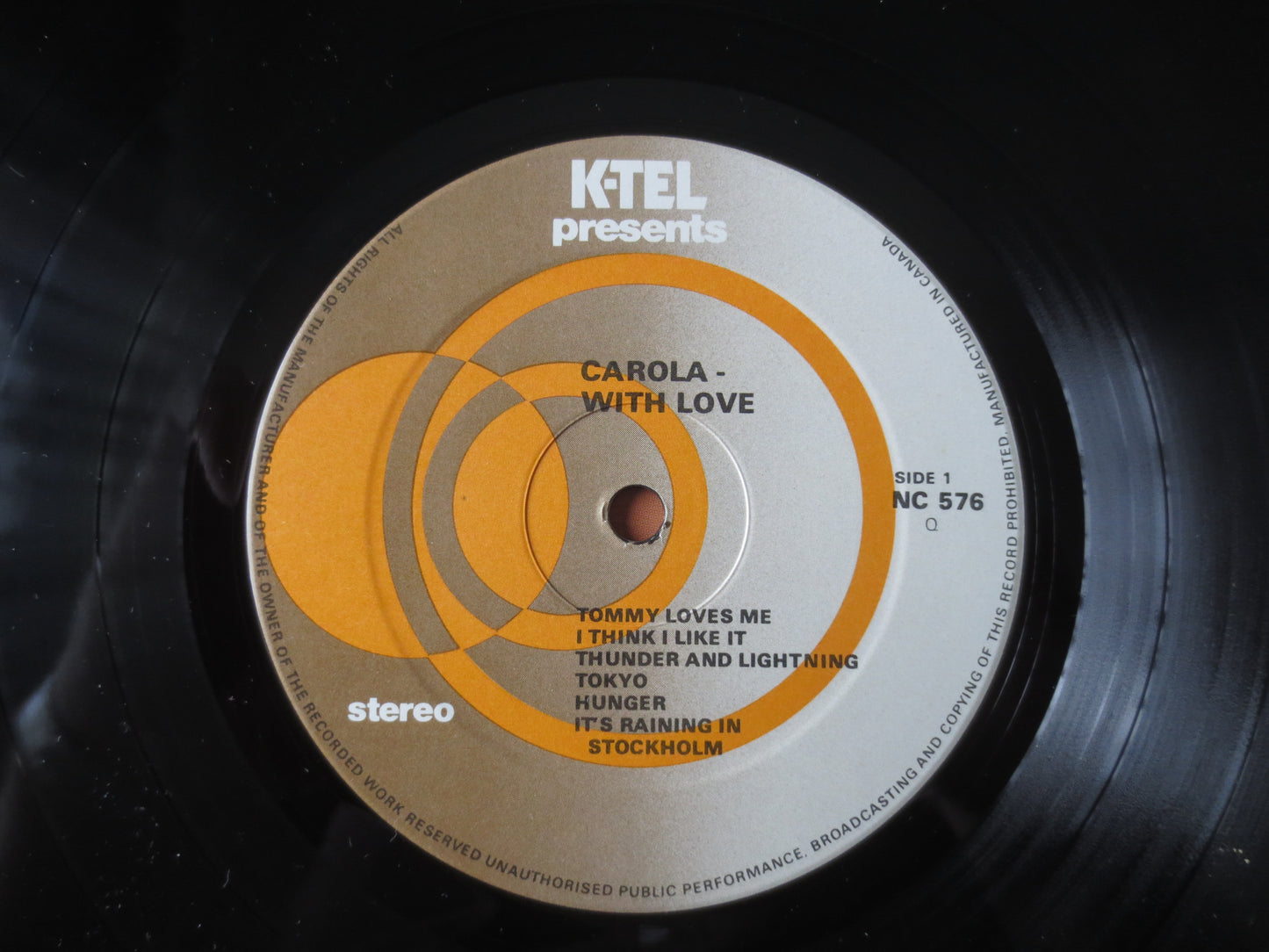CAROLA, With LOVE, CAROLA Records, Carola Albums, Vintage Vinyl, Record Vinyl, Disco Records, Vinyl Albums, 1984 Records
