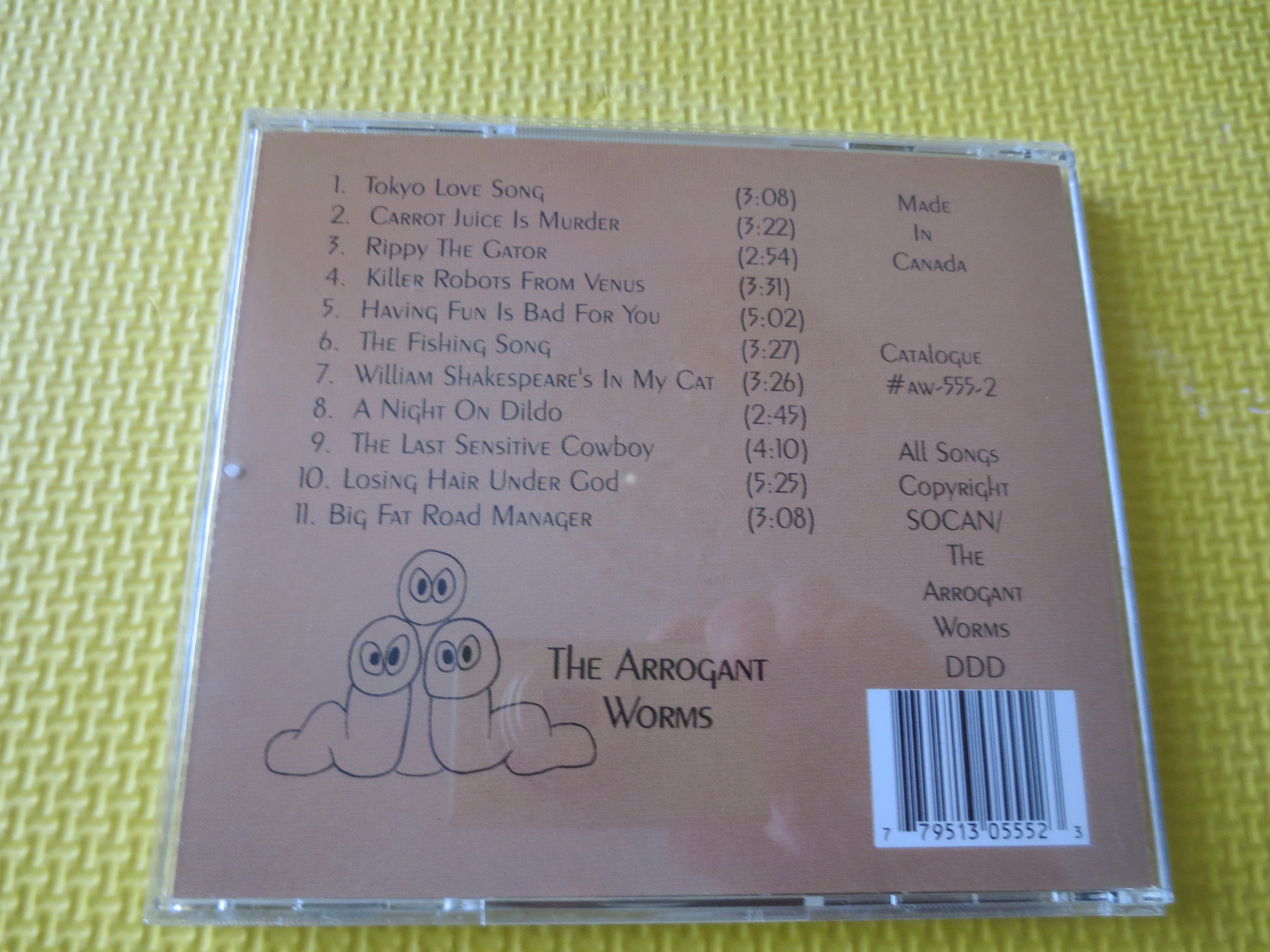 The Arrogant Worms – The Arrogant Worms 2 (1994) CD