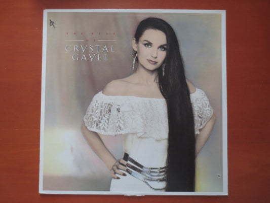 CRYSTAL GAYLE, The BEST of, Crystal Gayle Album, Crystal Gayle Vinyl, Crystal Gayle Lp, Country Records, Vinyl, 1987 Record