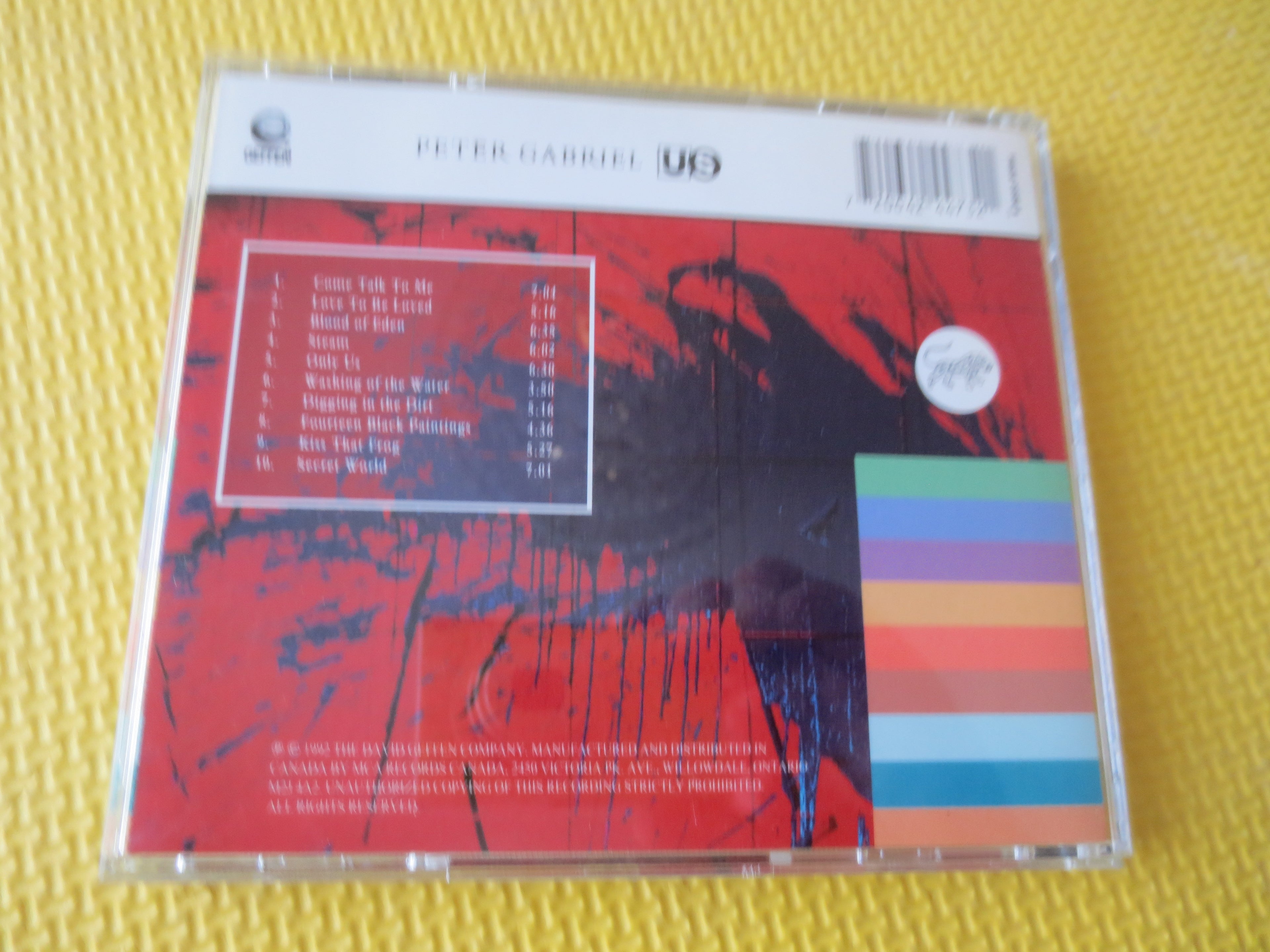 Peter Gabriel – Us (1992) CD