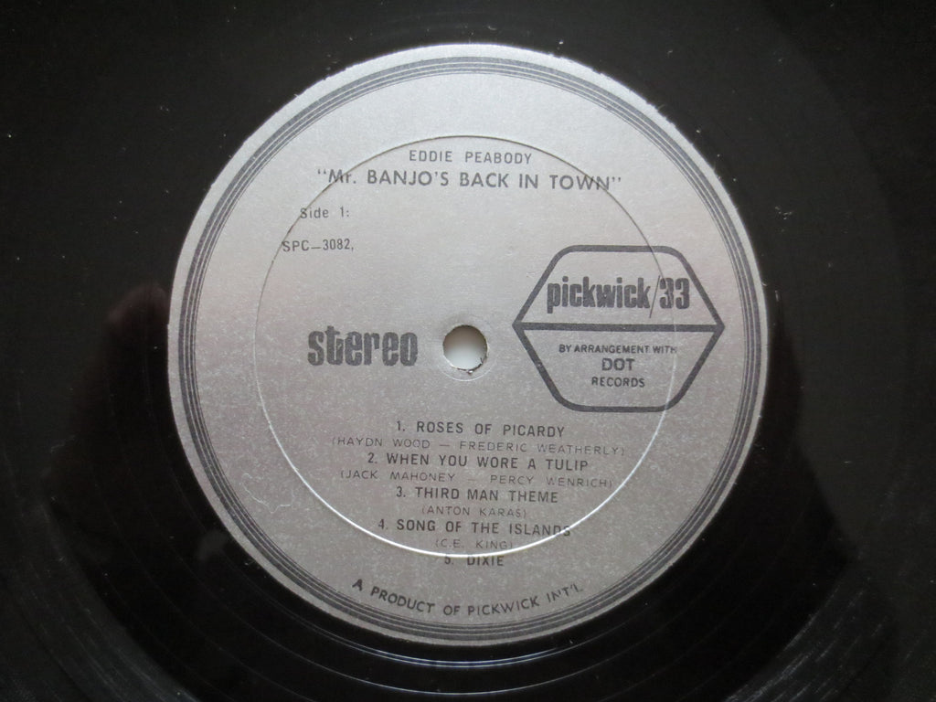 Eddie Peabody – Mr. Banjo's Back in Town (1967) Vinyl LP