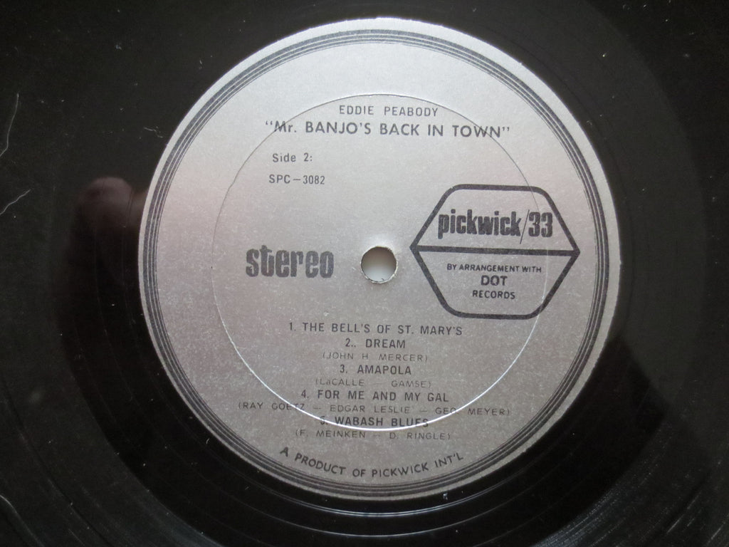 Eddie Peabody – Mr. Banjo's Back in Town (1967) Vinyl LP