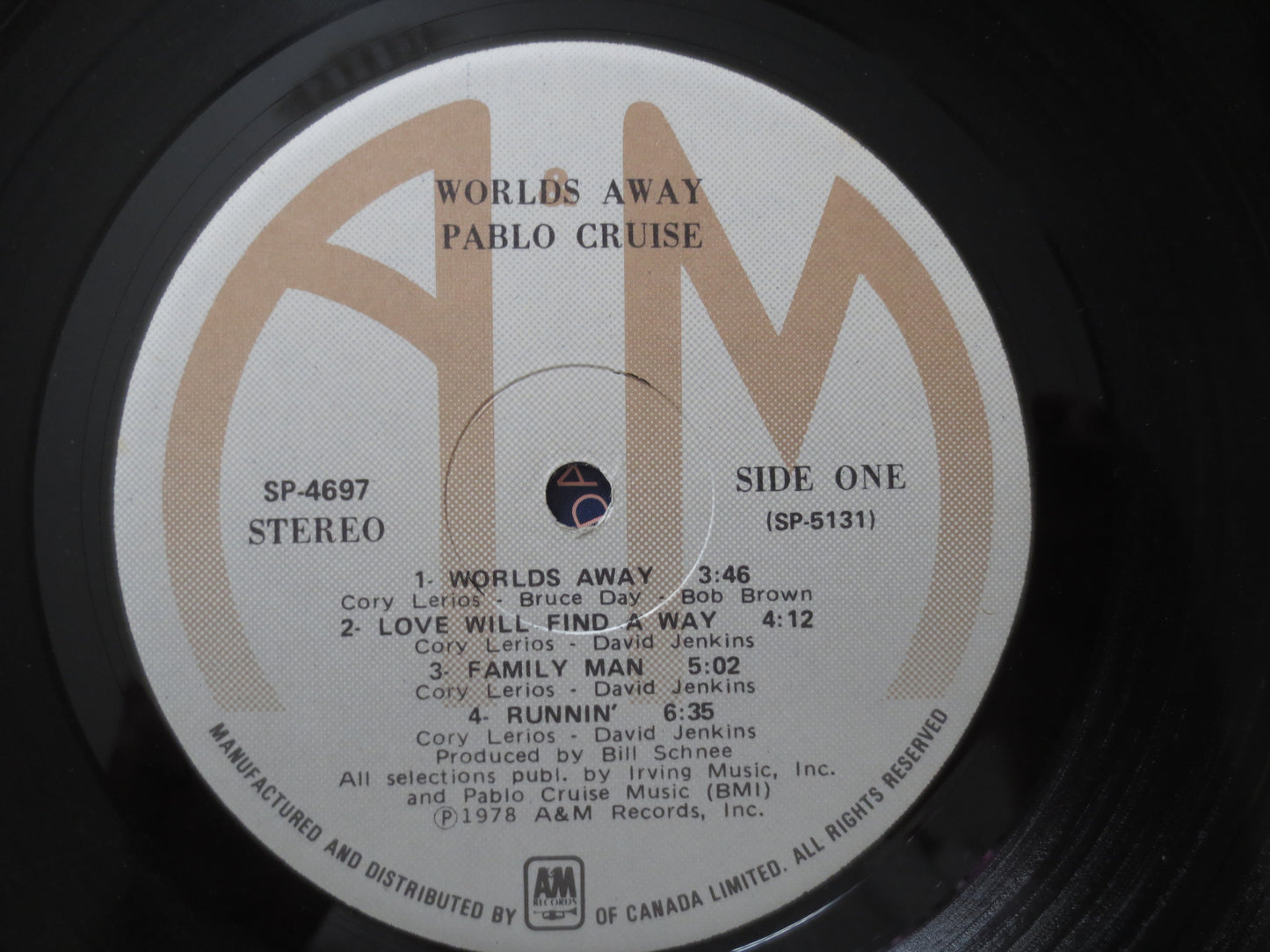 PABLO CRUISE, WORLDS Away, Pablo Cruise Album, Pablo Cruise Vinyl, Pablo Cruise Lp, Vinyl Album, Vinyl, 1978 Records