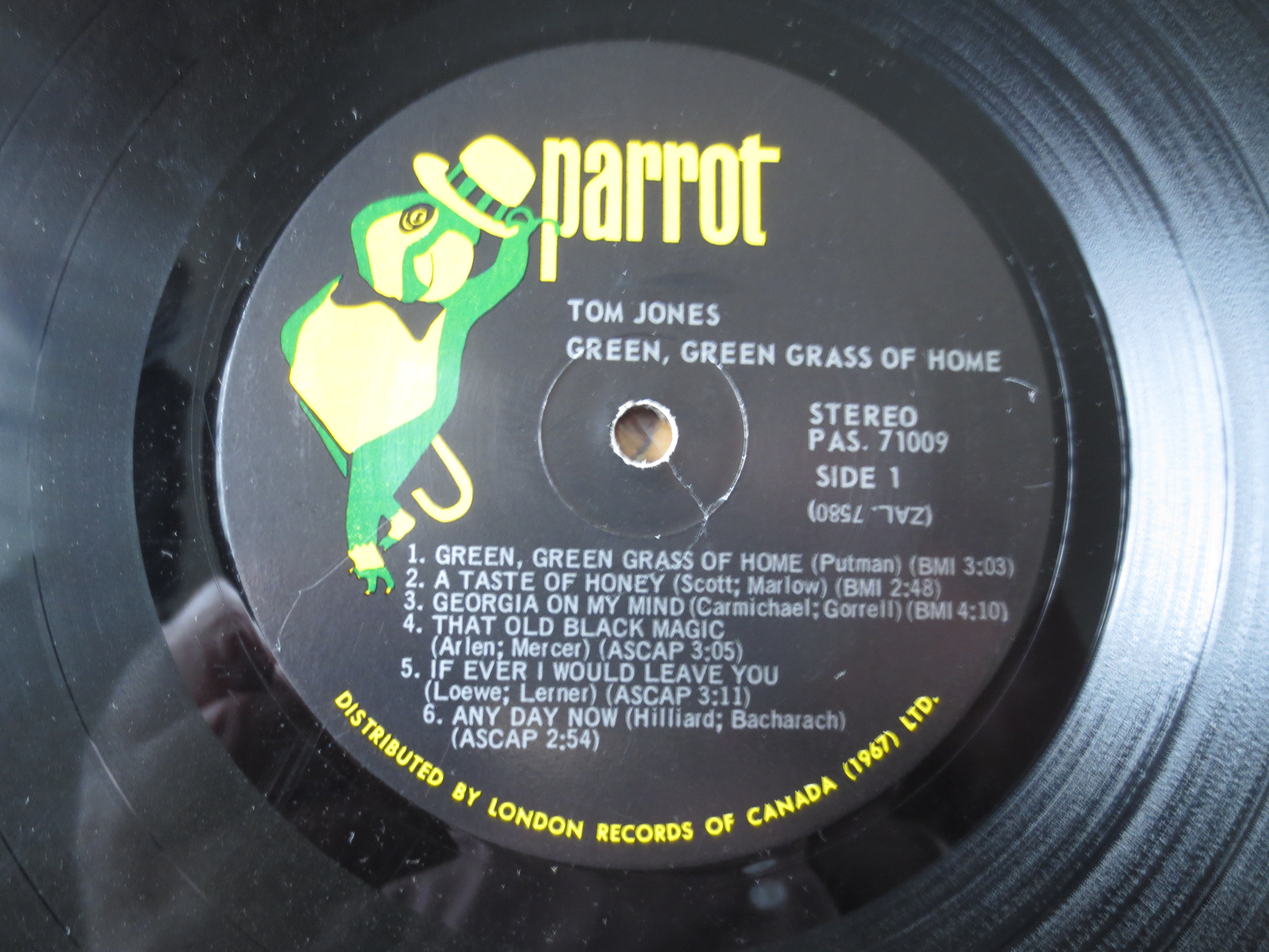 Tom Jones – Green, Green Grass of Home (1966) Vinyl LP