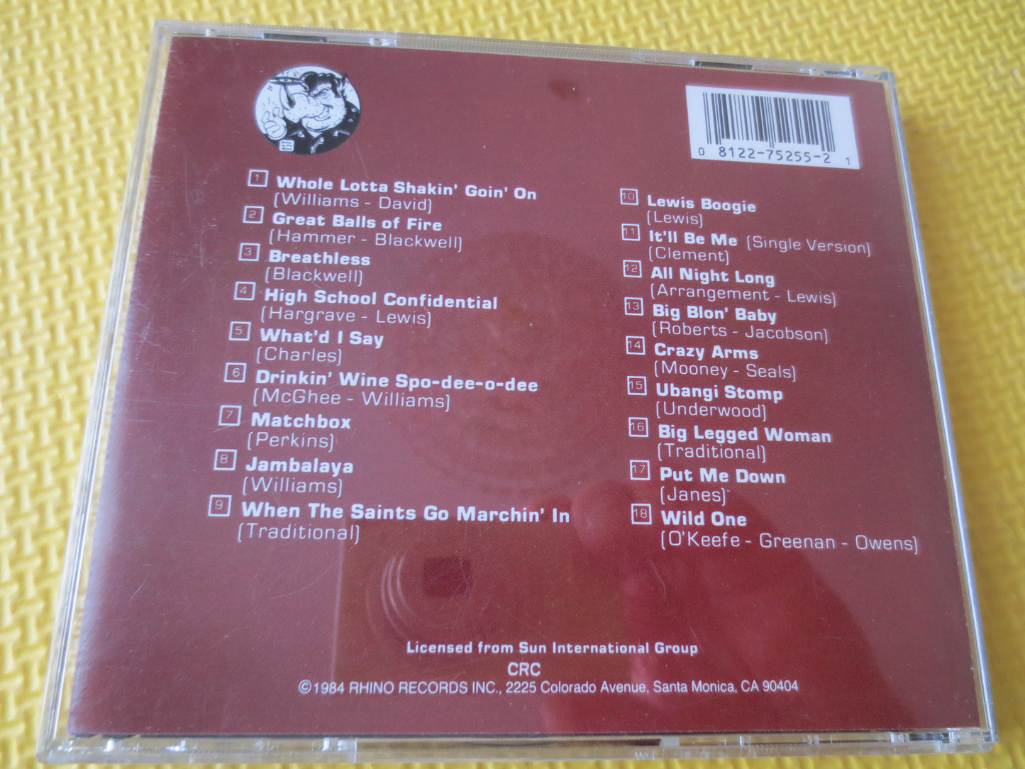 JERRY LEE LEWIS, The Best of Cds, Jerry Lee Lewis Cds, Jerry Lee Lewis Lps, Rock Cds, Rock and Roll Cds, cd, 1984 Compact Discs