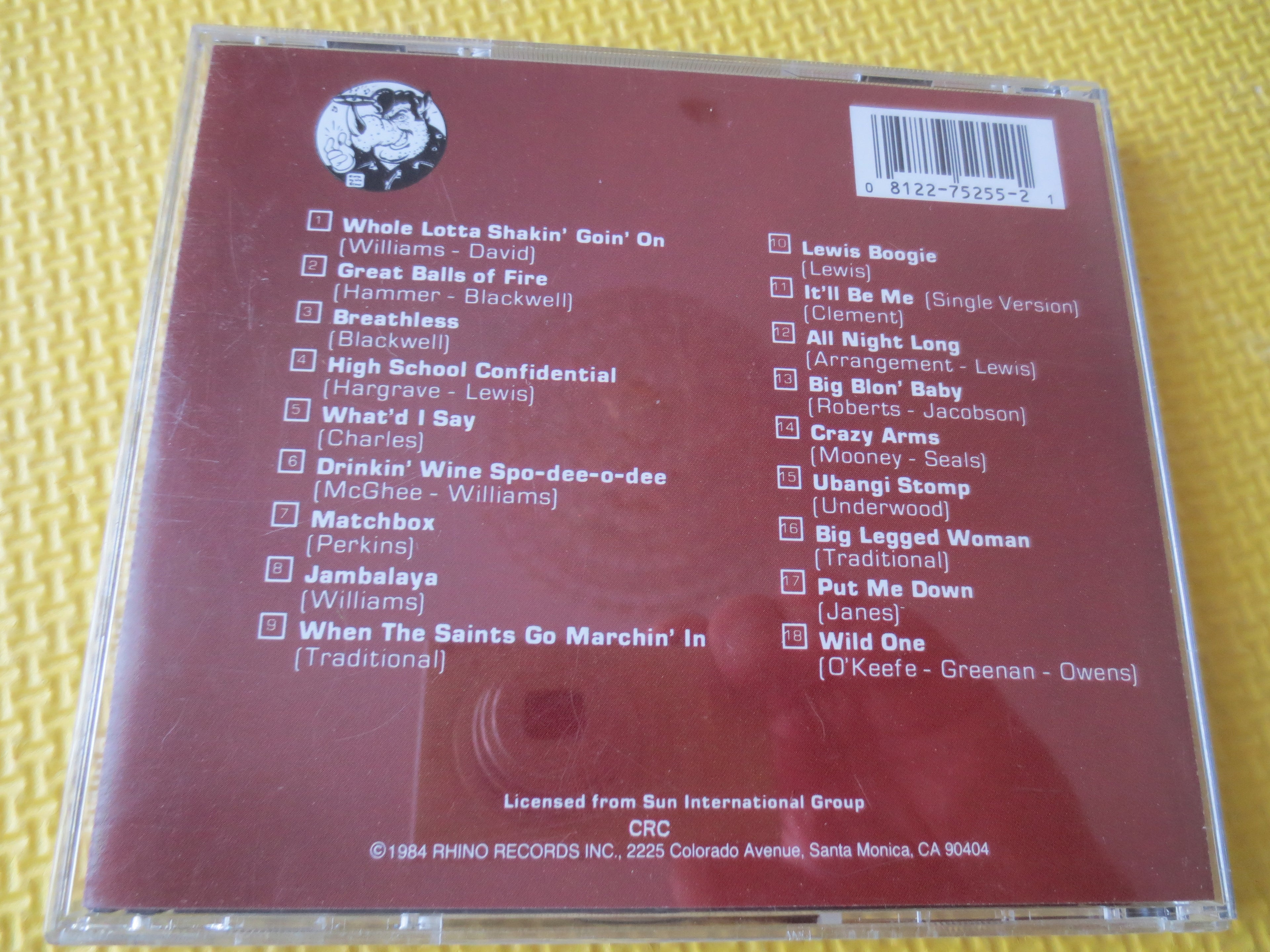 Jerry Lee Lewis – The Best of Jerry Lee Lewis (1984) CD