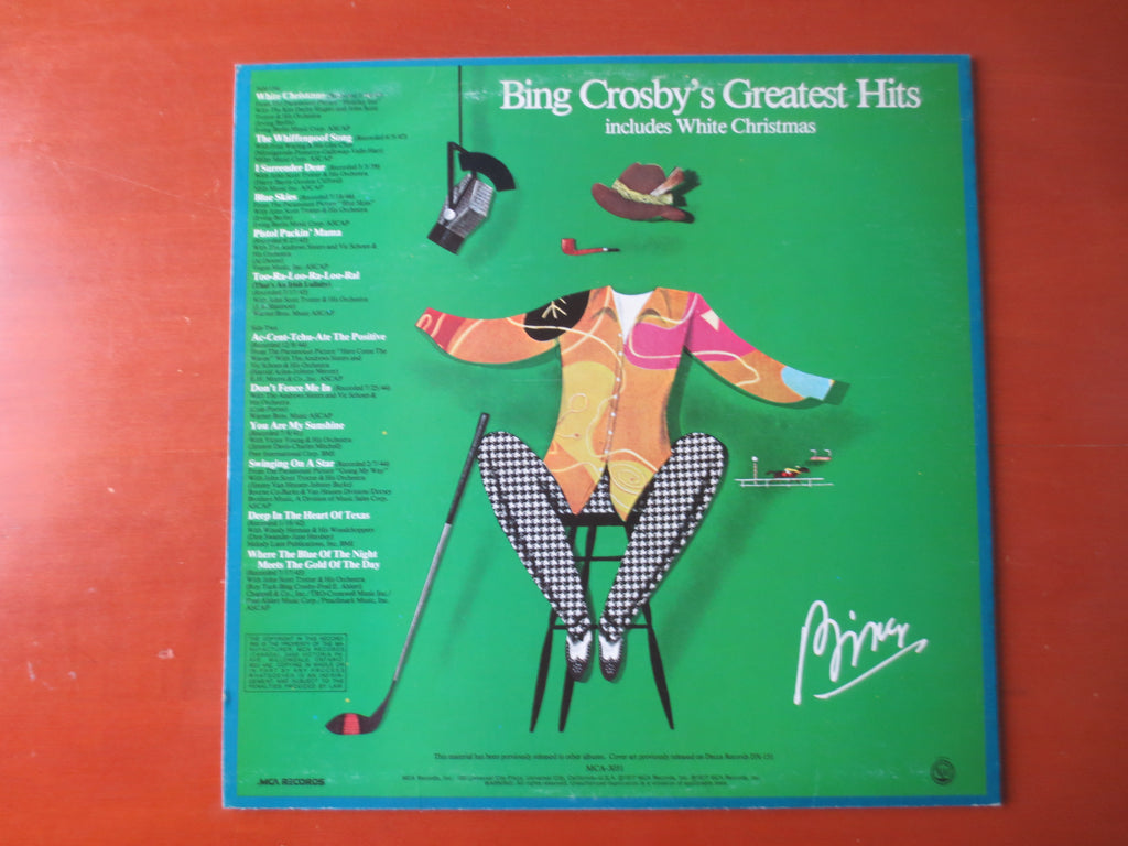 Bing Crosby – Bing Crosby's Greatest Hits (1977) Vinyl LP