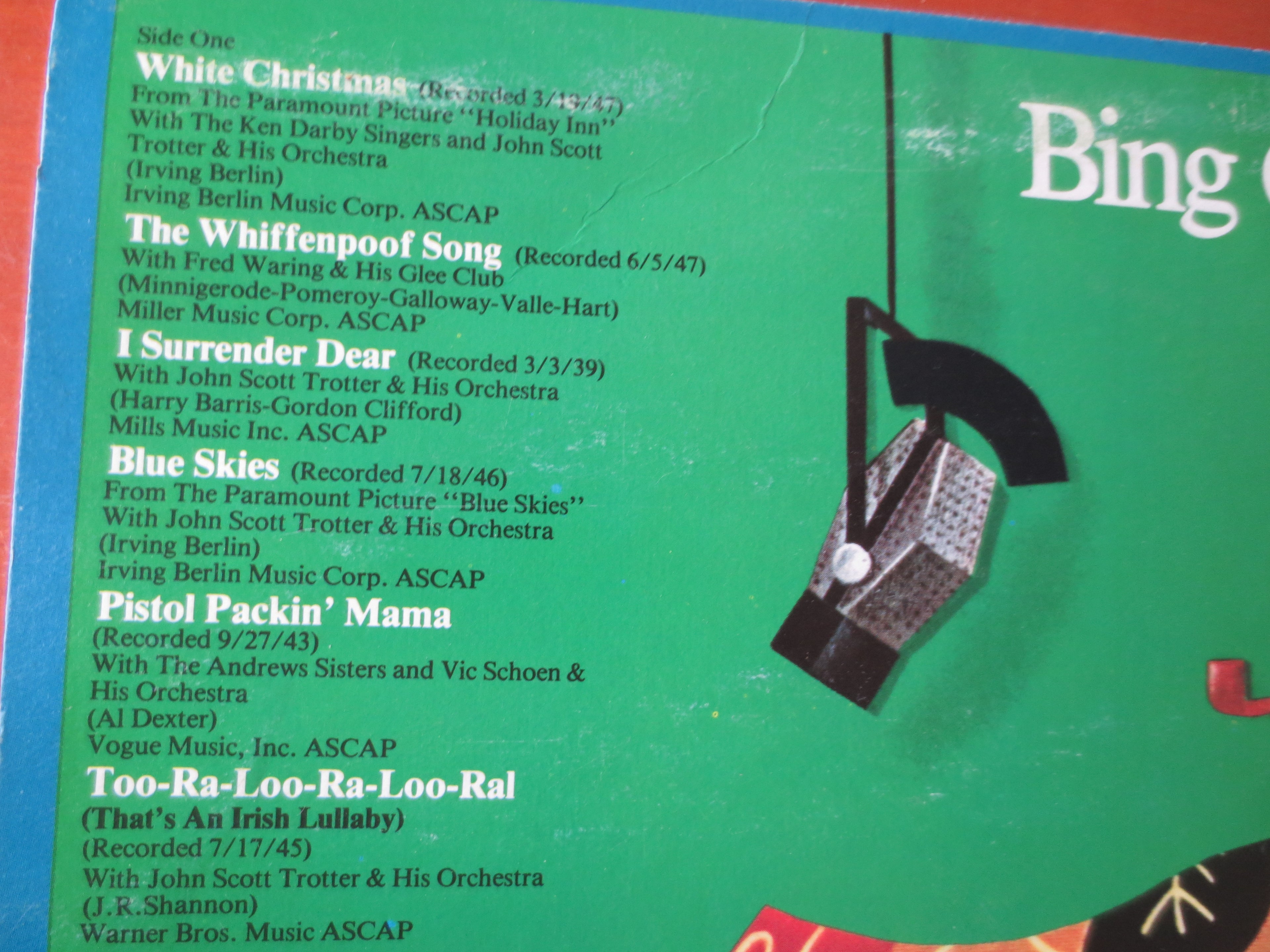 Bing Crosby – Bing Crosby's Greatest Hits (1977) Vinyl LP