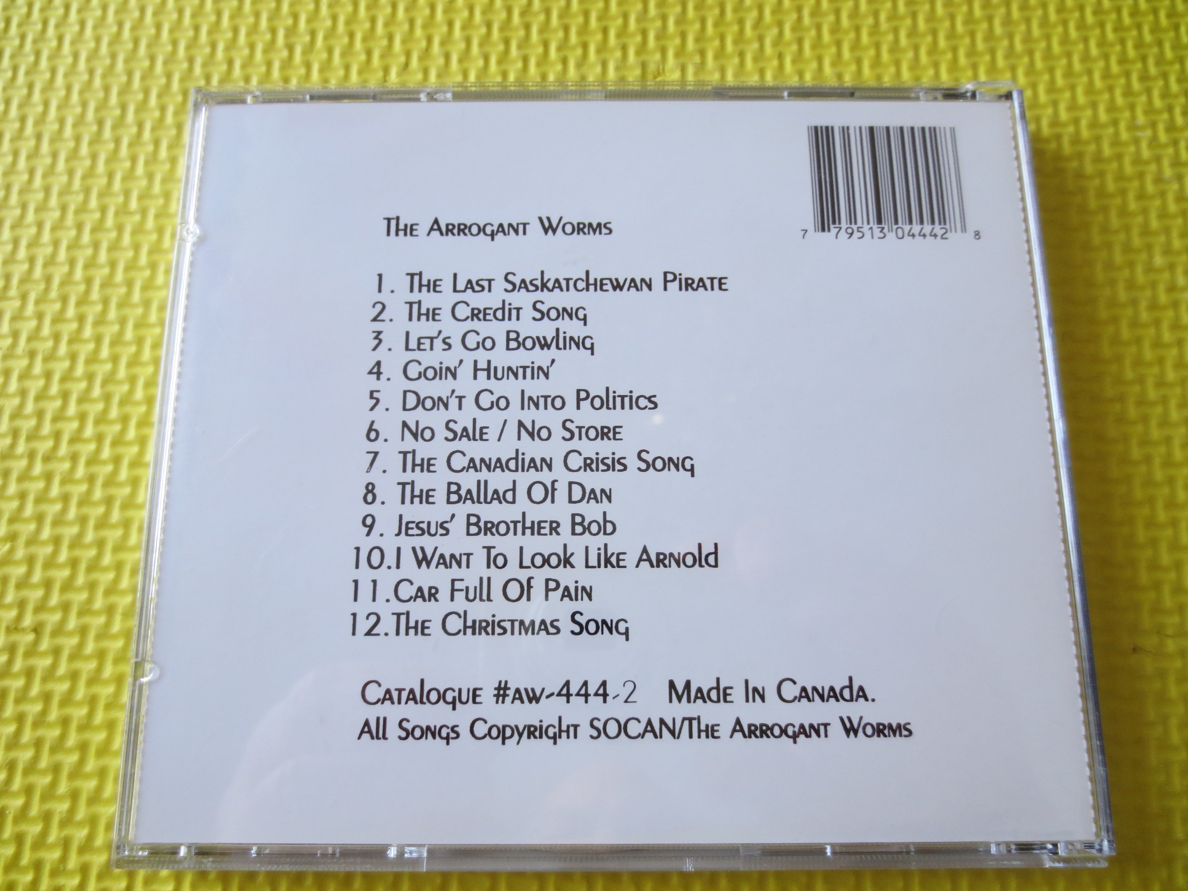 The Arrogant Worms – The Arrogant Worms (1992) CD