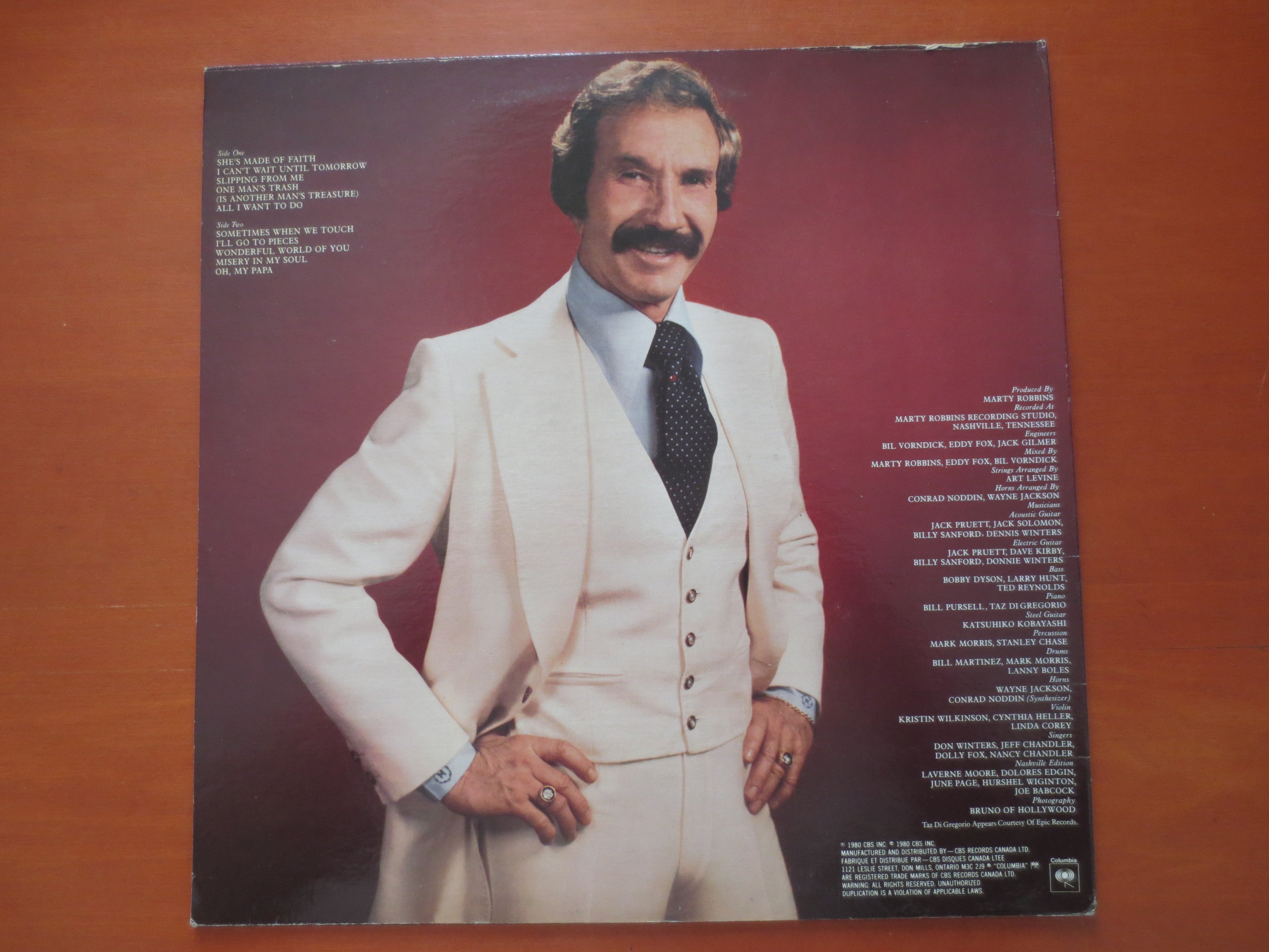 Marty Robbins – With Love (1980) Vinyl LP