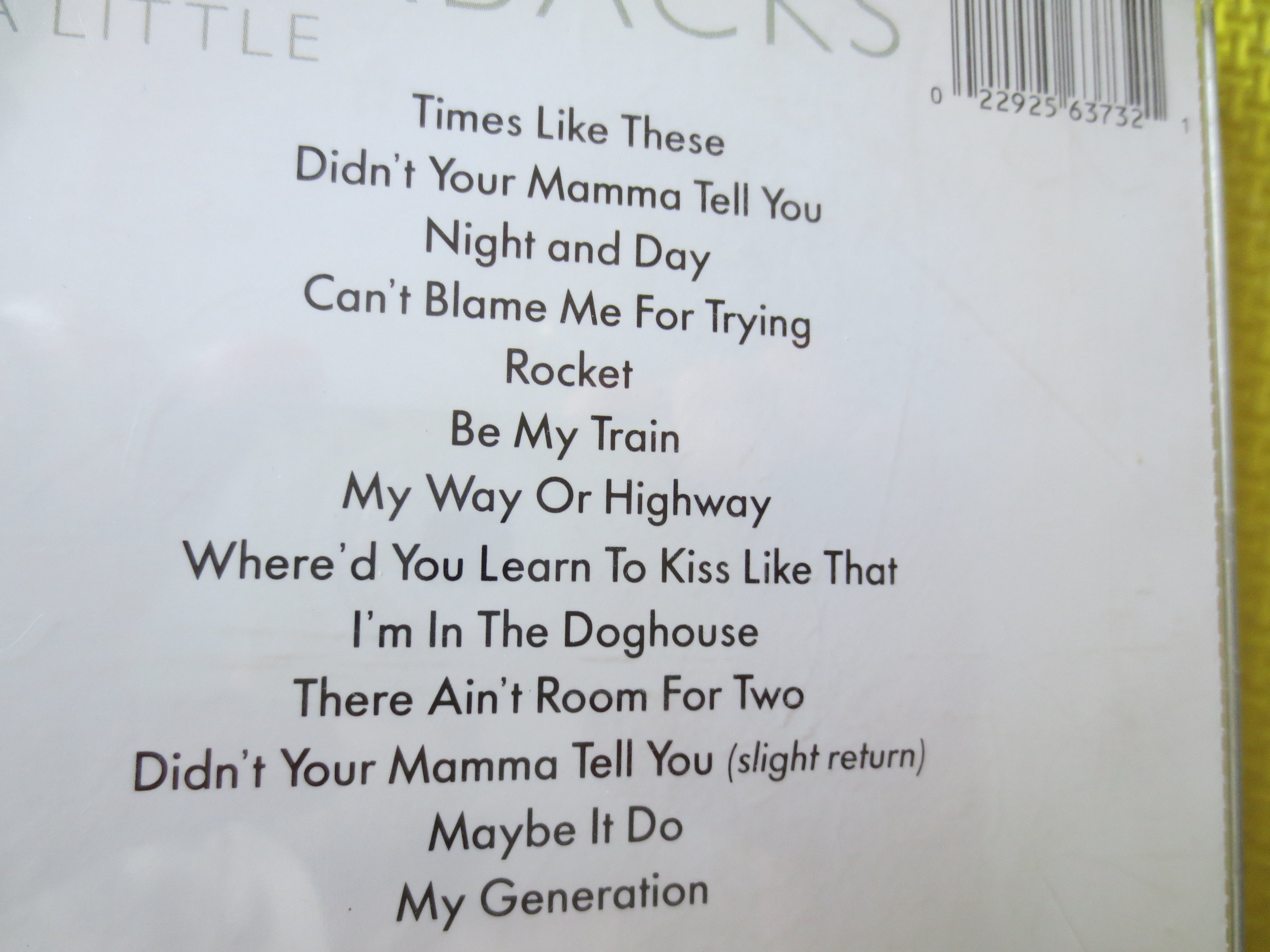 Razorbacks – Live a Little (1989) CD