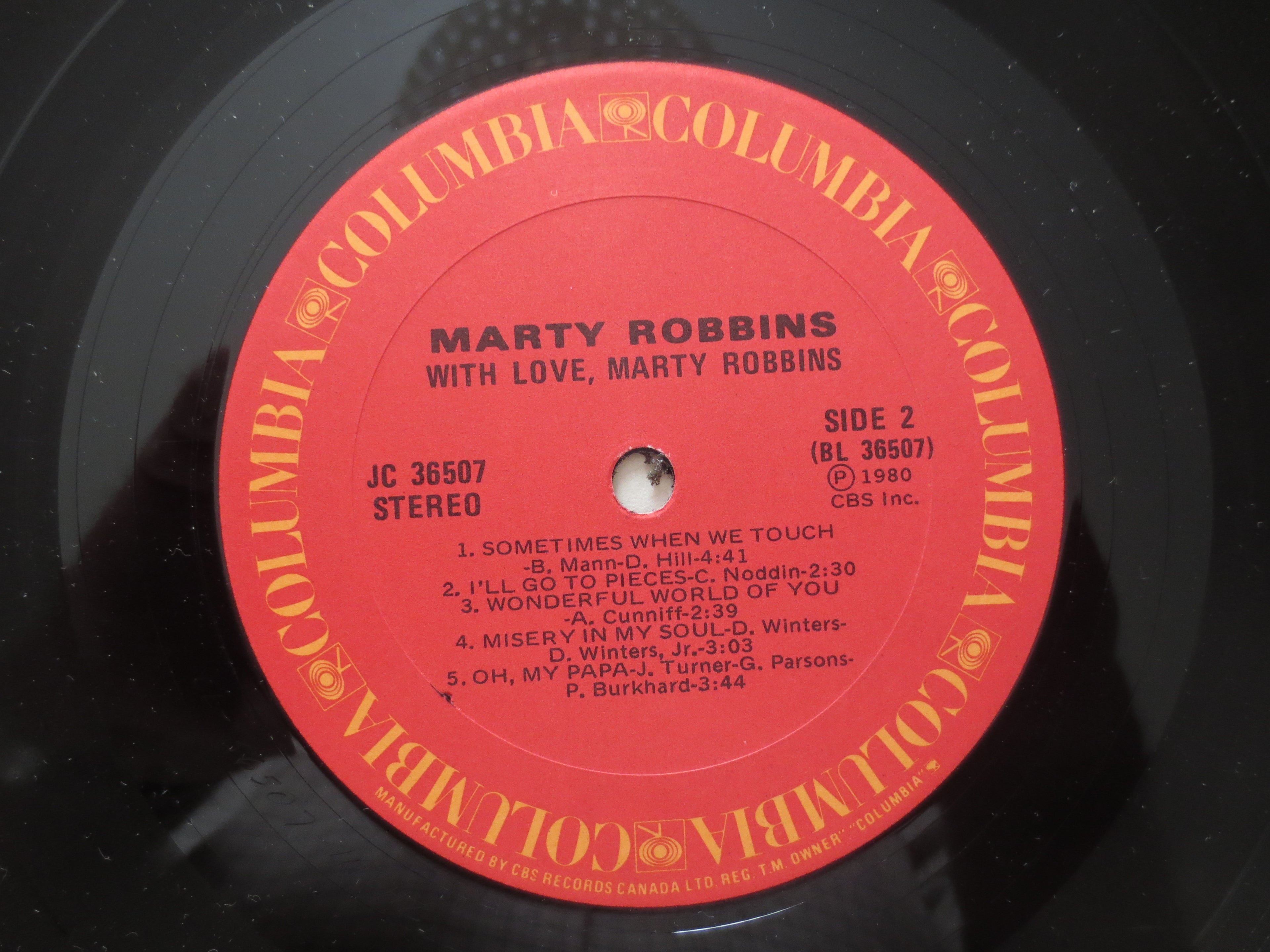 Marty Robbins – With Love (1980) Vinyl LP