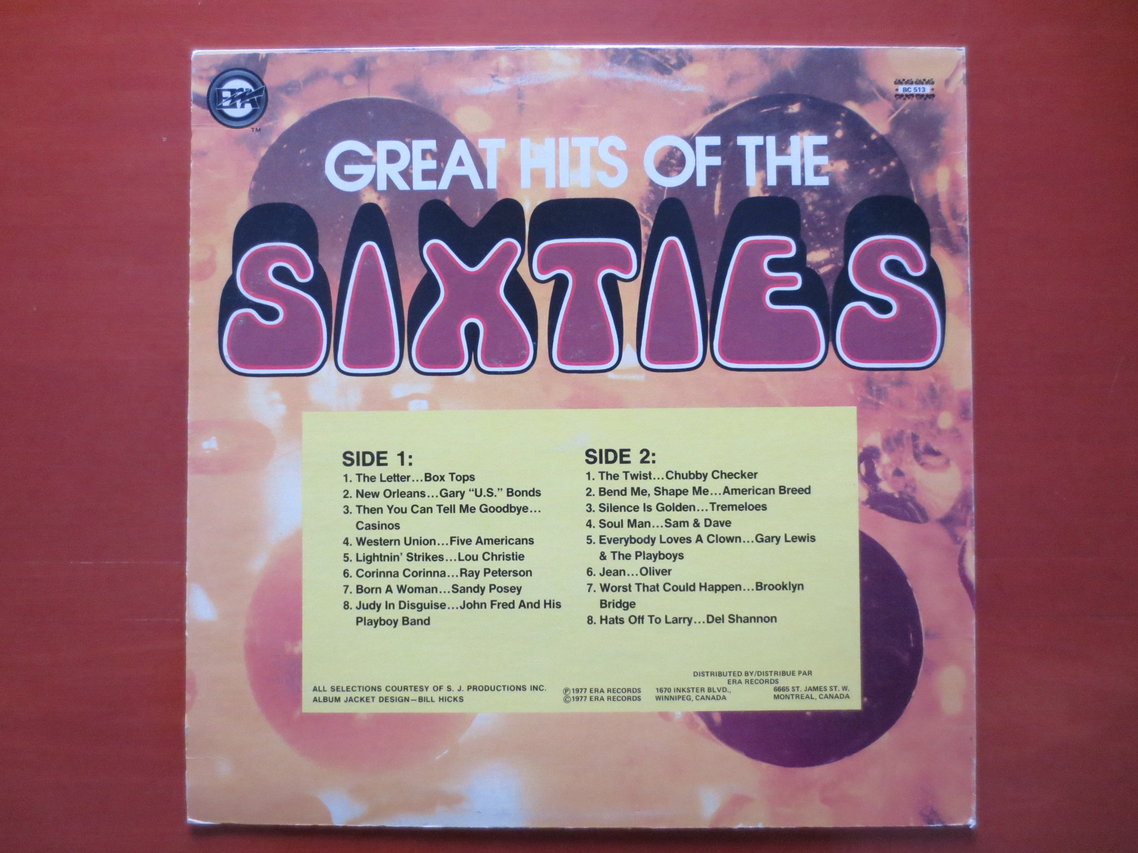 Great Hits of the Sixties (1977) Vinyl LP