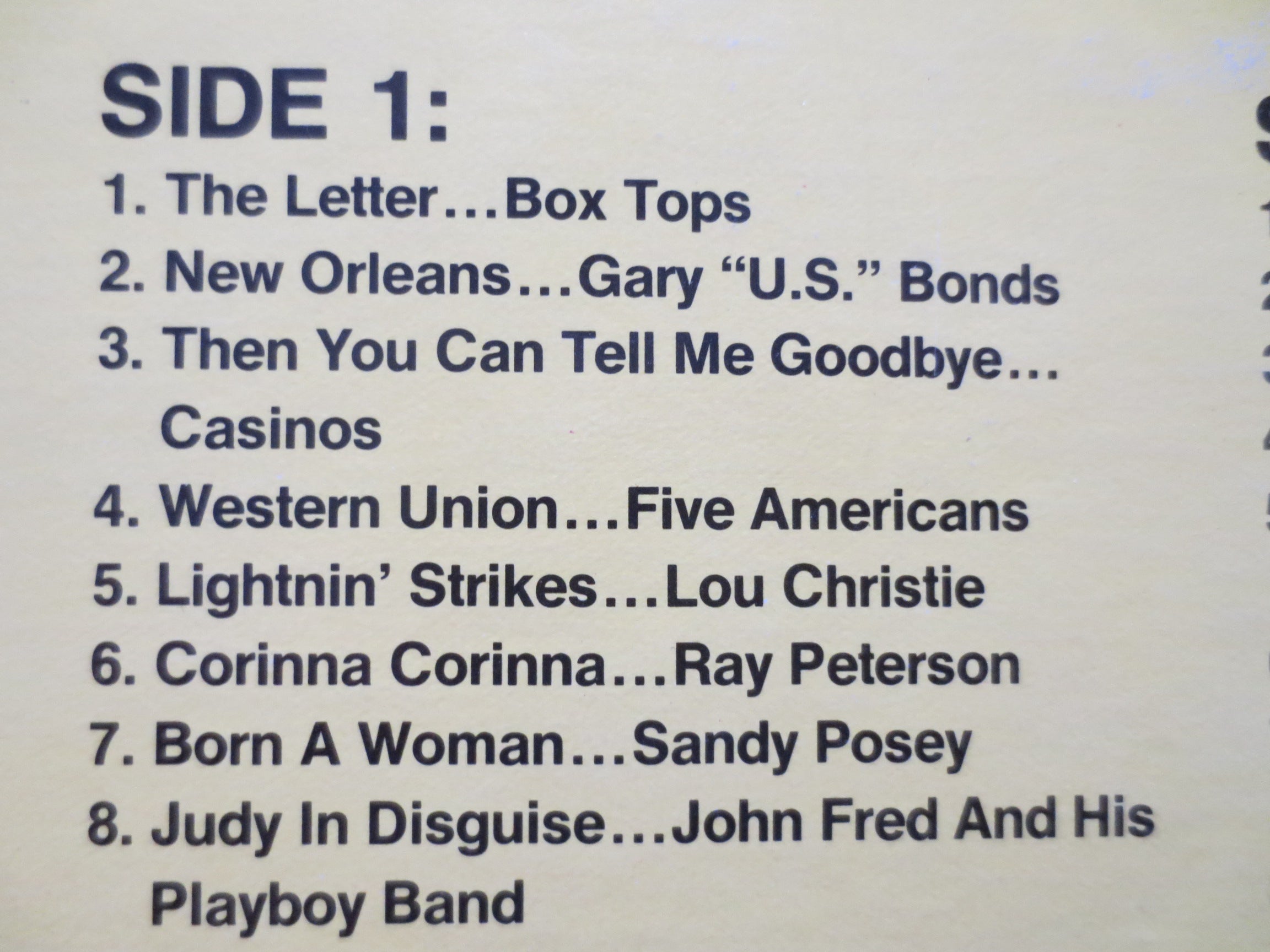 Great Hits of the Sixties (1977) Vinyl LP