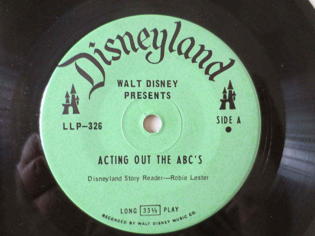 Acting Out the ABC's – Disneyland Book & Record Set (1967)