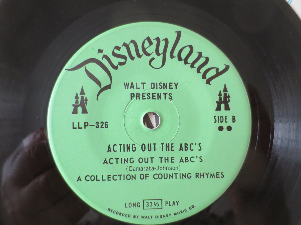 Acting Out the ABC's – Disneyland Book & Record Set (1967)