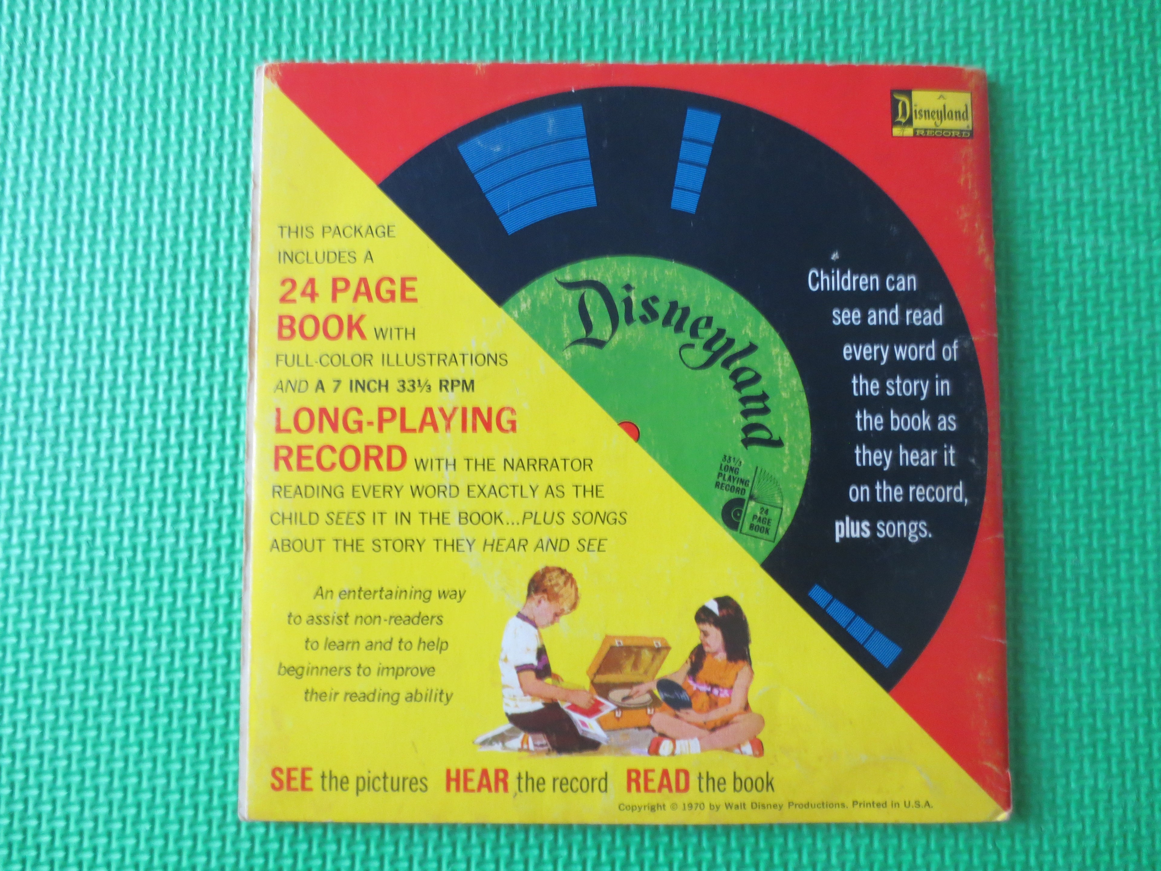 The Story of Thumper's Race – Disneyland Records (1970) Vinyl LP + Book