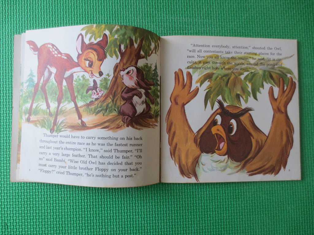 The Story of Thumper's Race – Disneyland Records (1970) Vinyl LP + Book