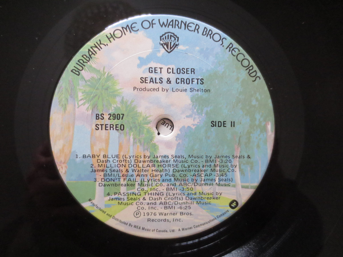 Seals & Crofts – Get Closer (1975) Vinyl LP