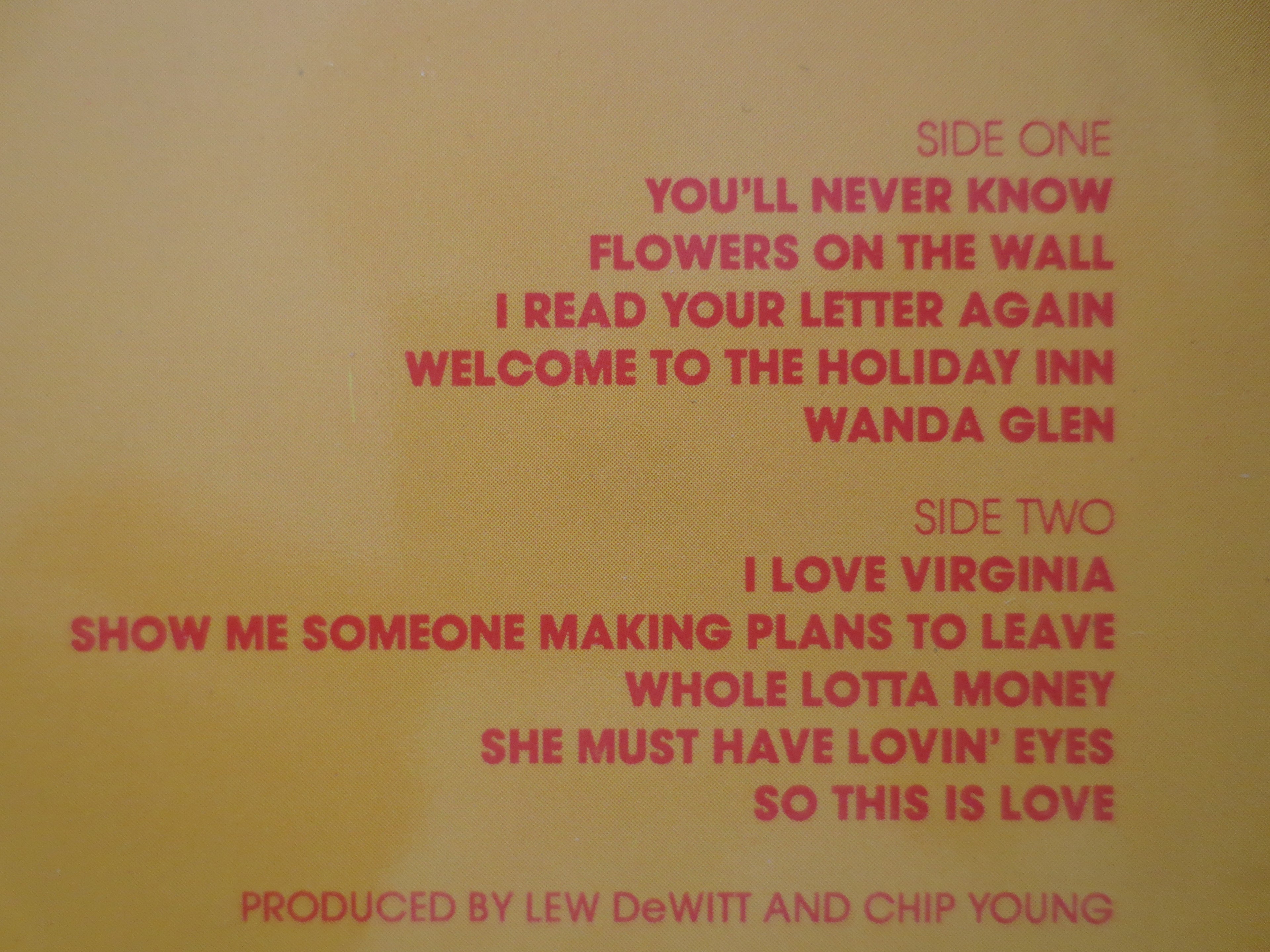 Lew DeWitt – On My Own (1985) [Vinyl LP]