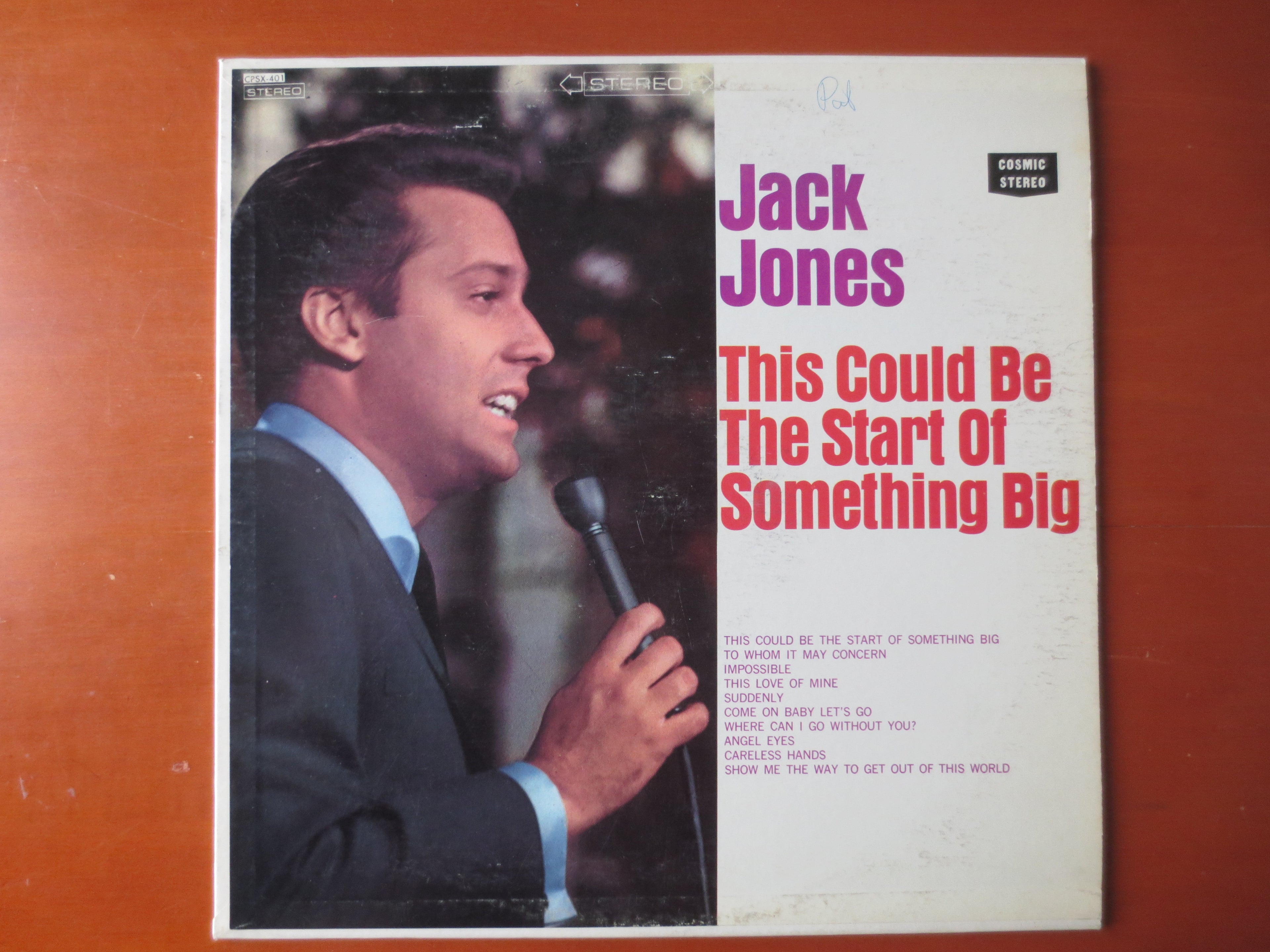 Jack Jones – This Could Be the Start of Something Big (1966) Vinyl LP