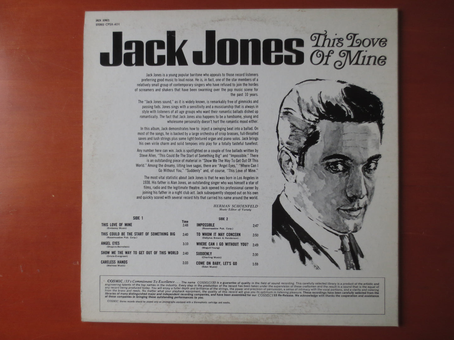 JACK JONES, Something BIG, Jack Jones Records, Jack Jones Albums, Jack Jones Music, Vinyl Lp, Vintage Vinyl, 1966 Records