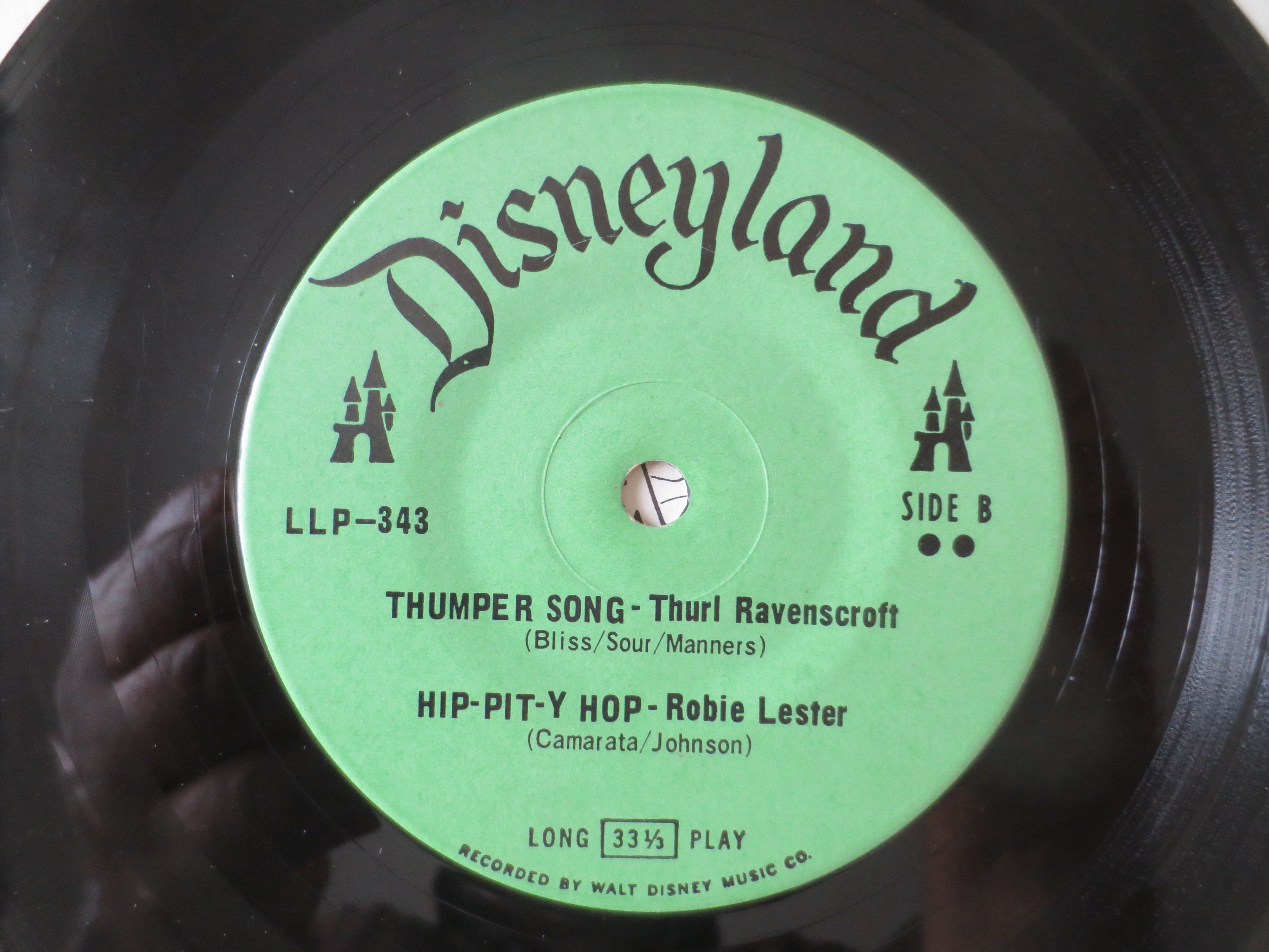 The Story of Thumper's Race – Disneyland Records (1970) Vinyl LP + Book