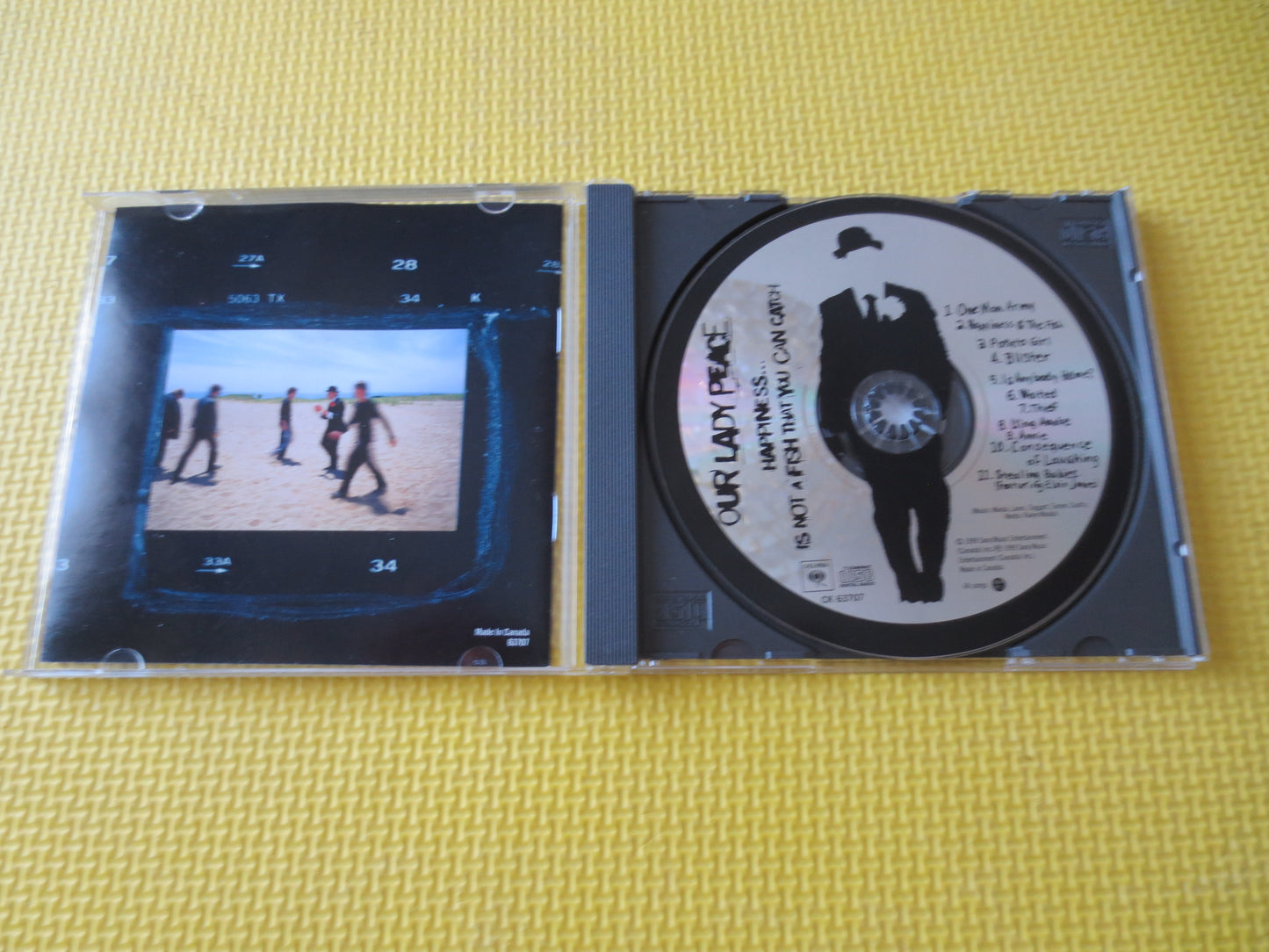 OUR LADY PEACE, Happiness, Our Lady Peace Cd, Our Lady Peace Album, Music Cds, Rock Music cd, Rock Cd, Cds, 1999 Compact Disc