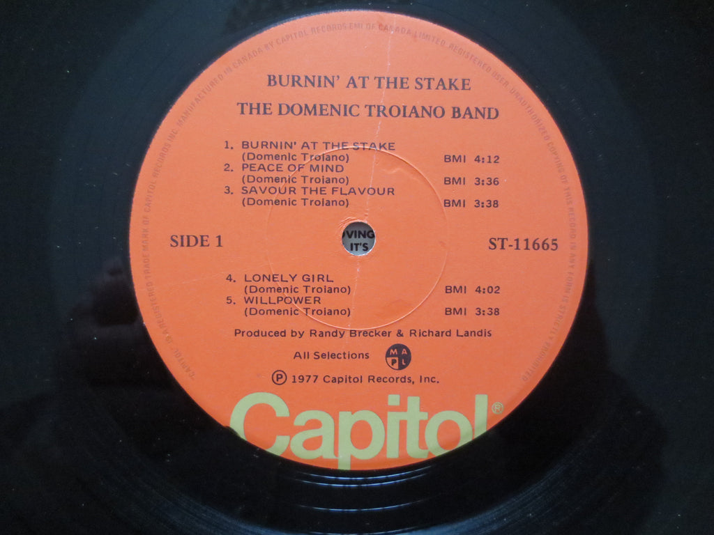 Dominic Troiano – Burnin' at the Stake (1977) Vinyl LP