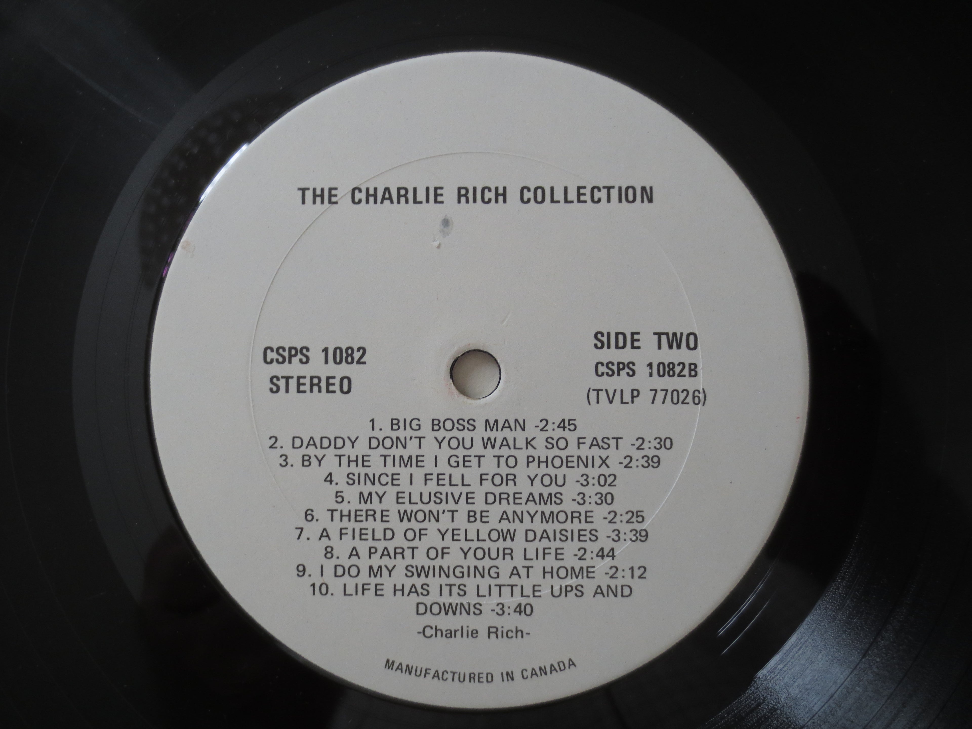 Charlie Rich – The Charlie Rich Collection (1977) Vinyl LP