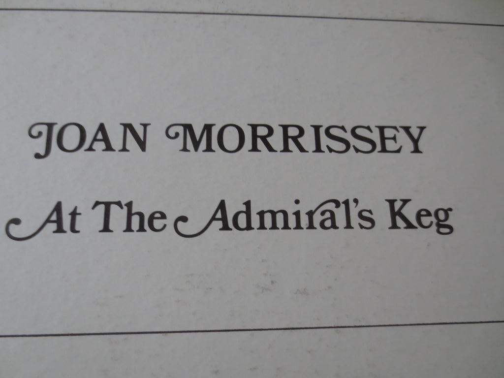 Joan Morrissey – At the Admiral's Keg (1970) Vinyl LP