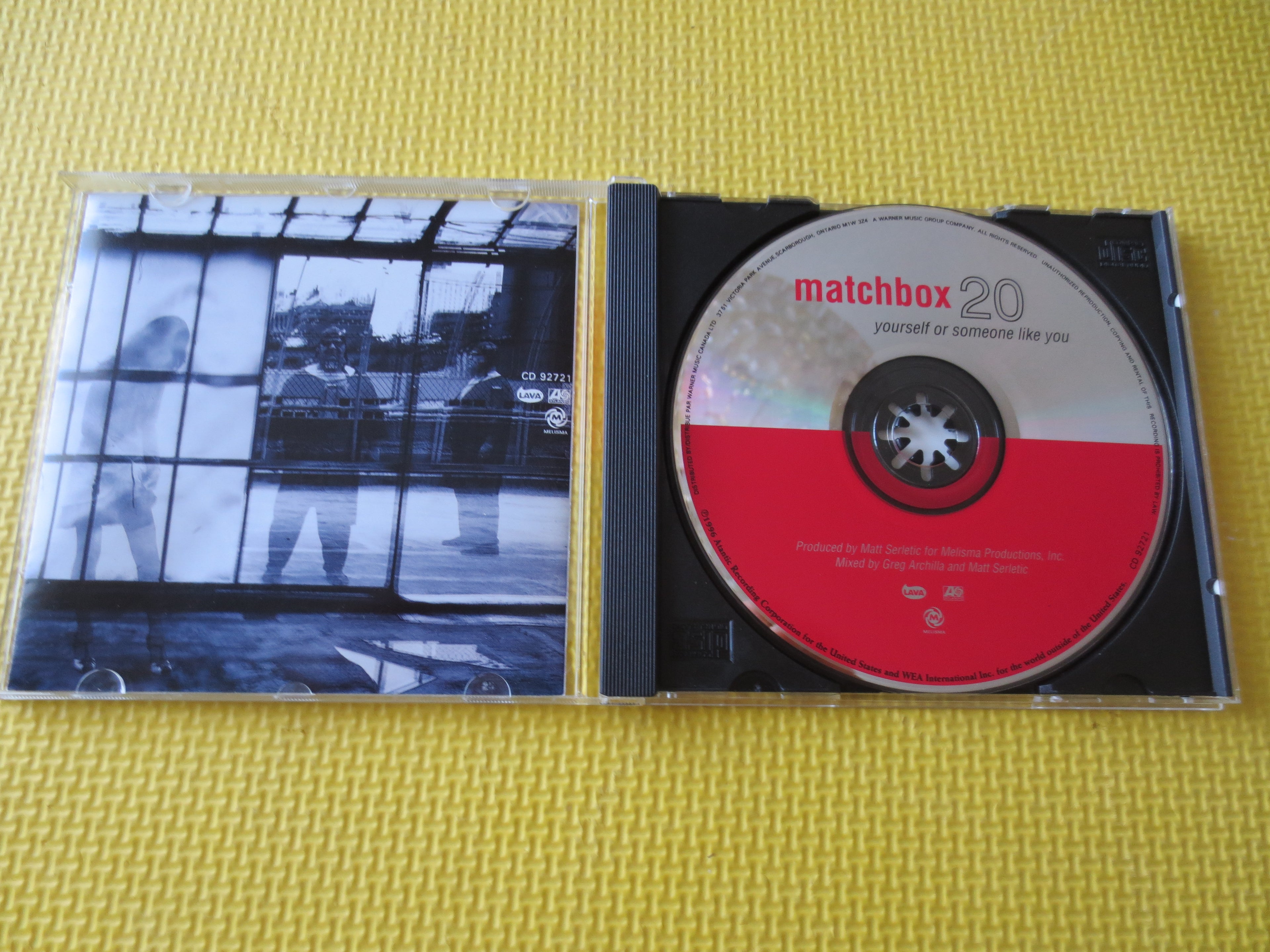 Matchbox Twenty – Yourself or Someone Like You (1996) CD