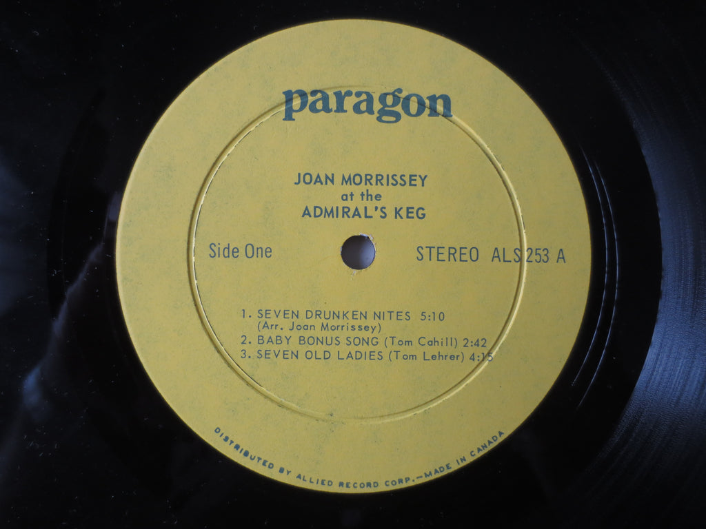 Joan Morrissey – At the Admiral's Keg (1970) Vinyl LP