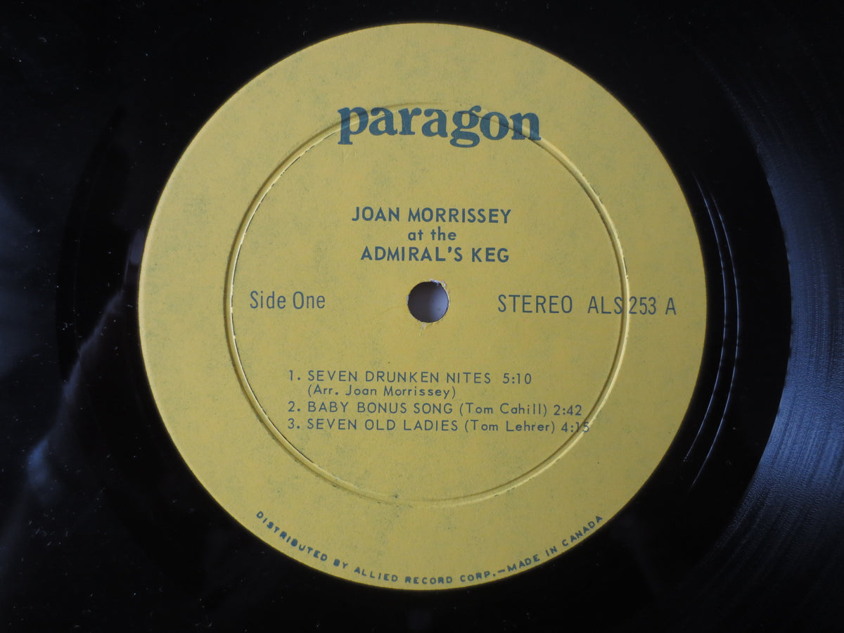 Joan Morrissey – At the Admiral's Keg (1970) Vinyl LP