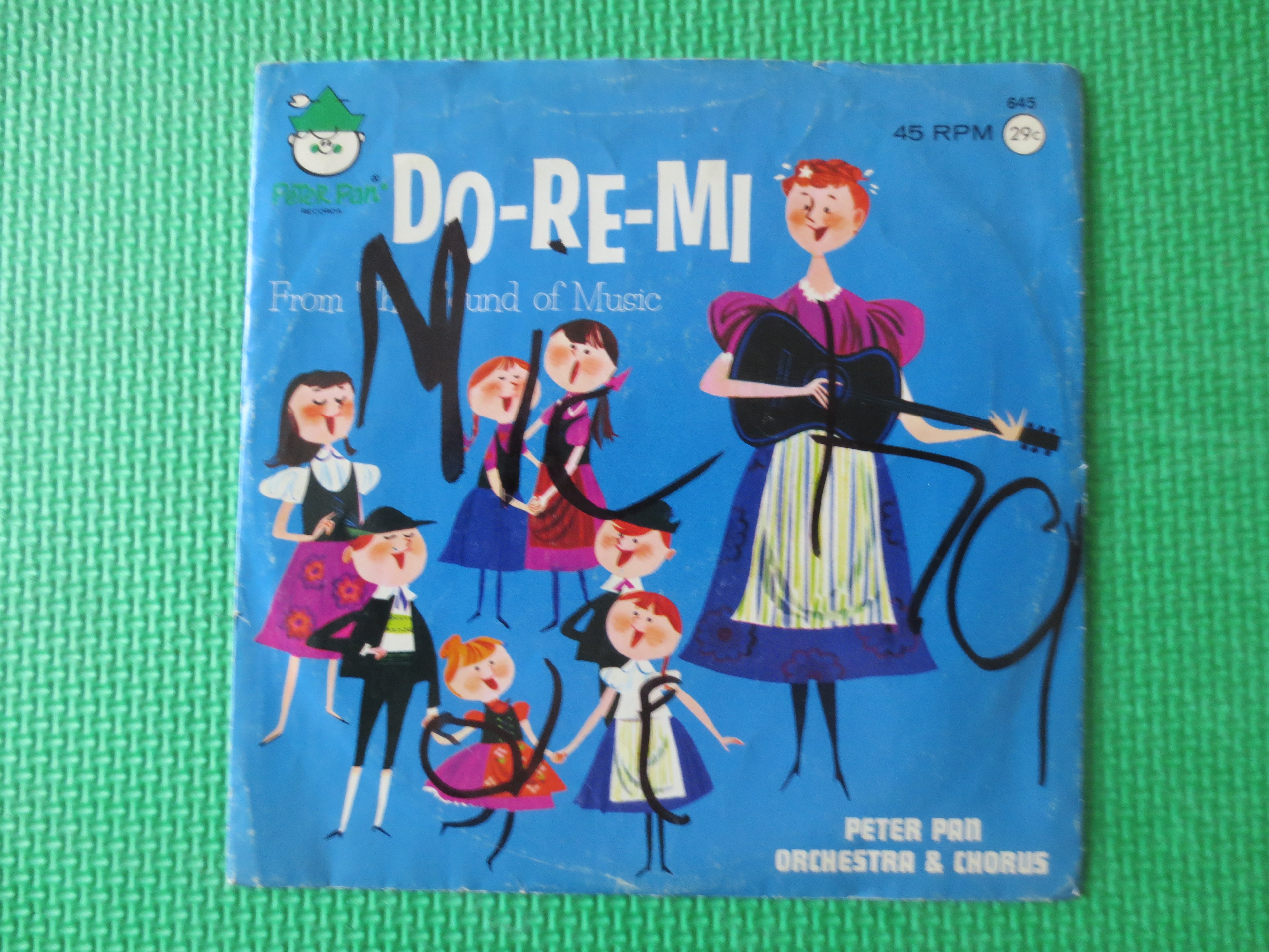 Lot of 3 KIDS RECORDS, Peter Pan, Children's Songs
