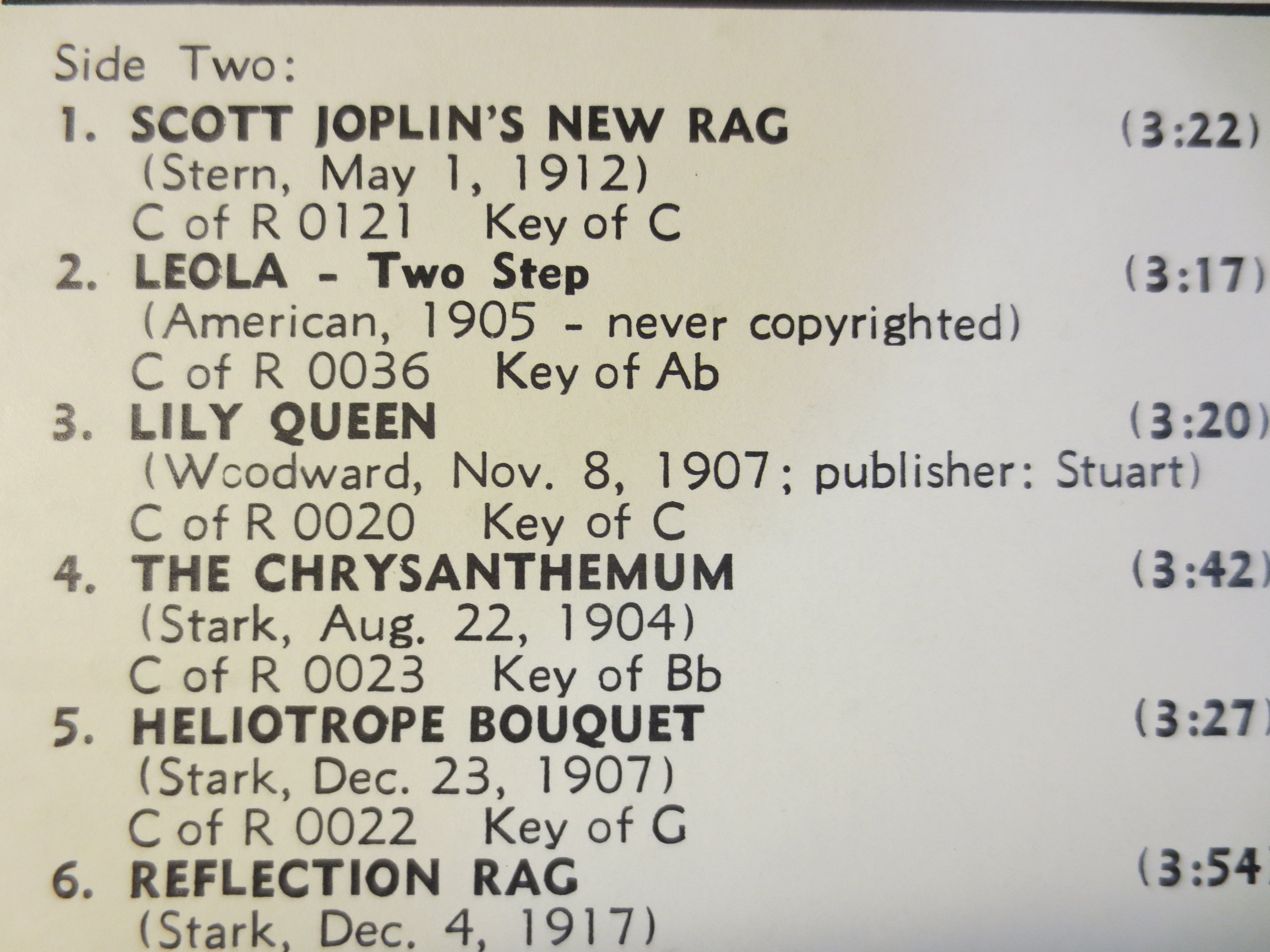 Scott Joplin – Elite Syncopations (1974) Vinyl LP