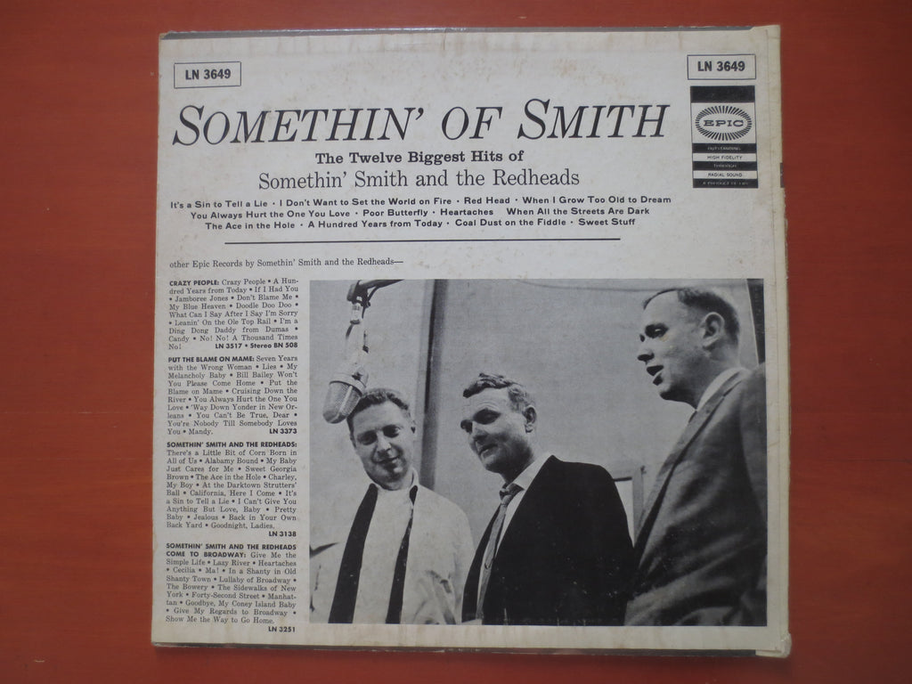Somethin' Smith – 12 Biggest Hits (1959) Vinyl LP