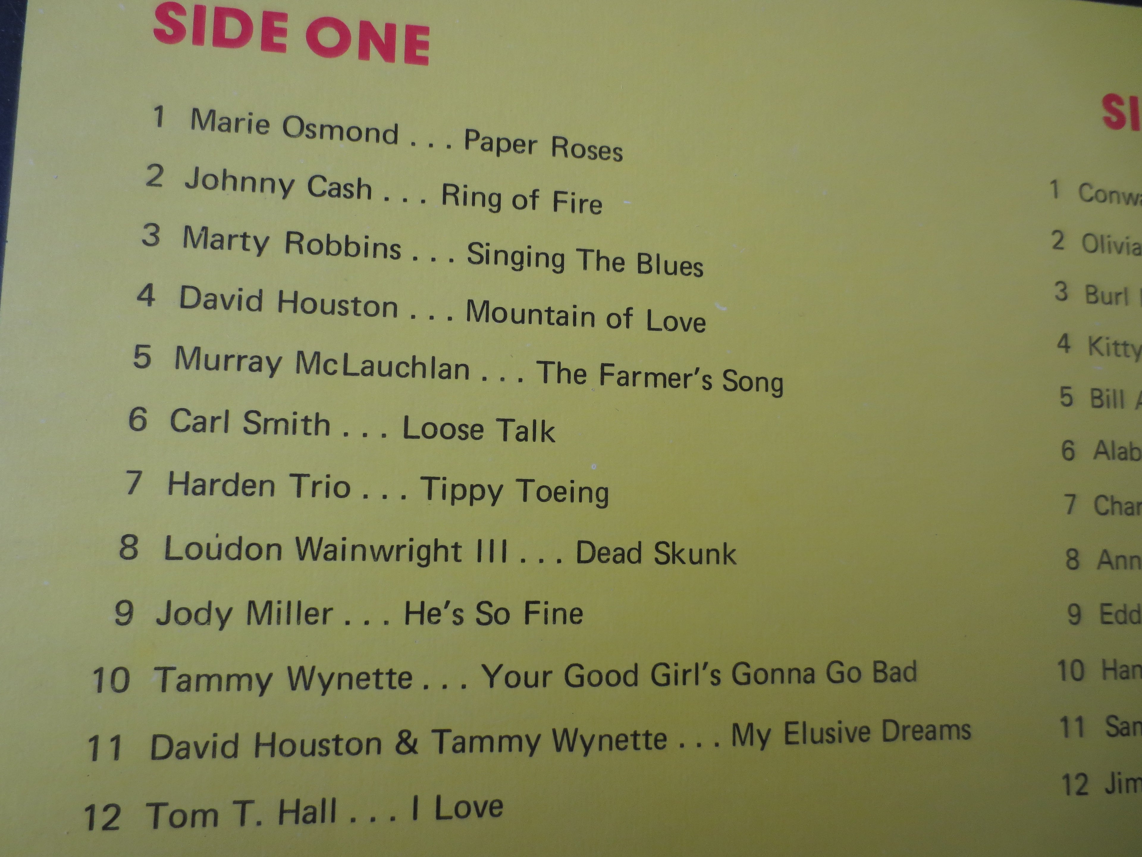 Good Times in Country Music – K-Tel Records (1974) Vinyl LP