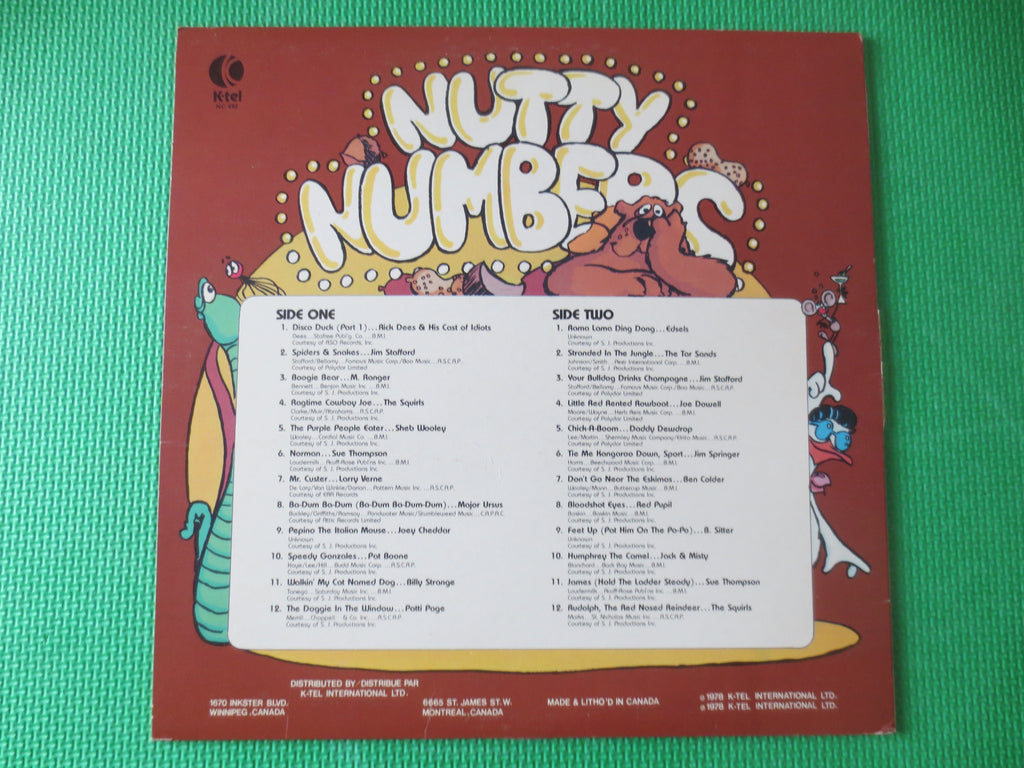 K-Tel – Nutty Numbers (1978) Vinyl LP