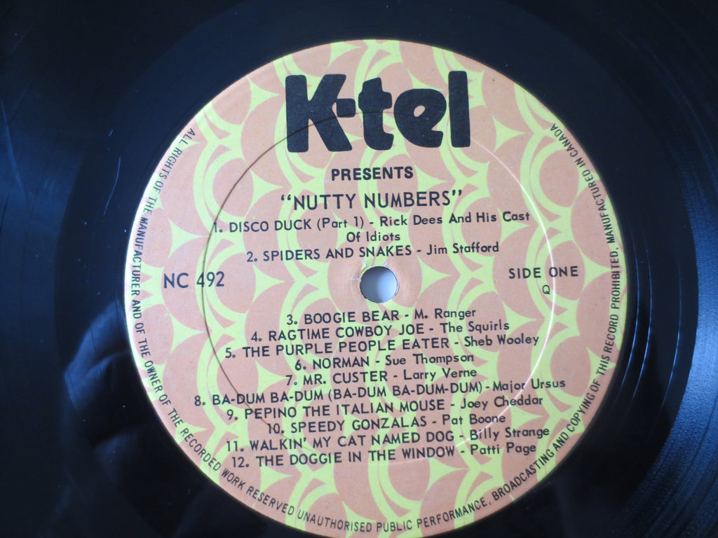 K-Tel – Nutty Numbers (1978) Vinyl LP