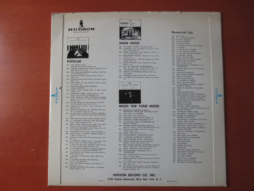 Ragtime Cowboy Moe – Honky Tonk Piano (1953) Vinyl LP